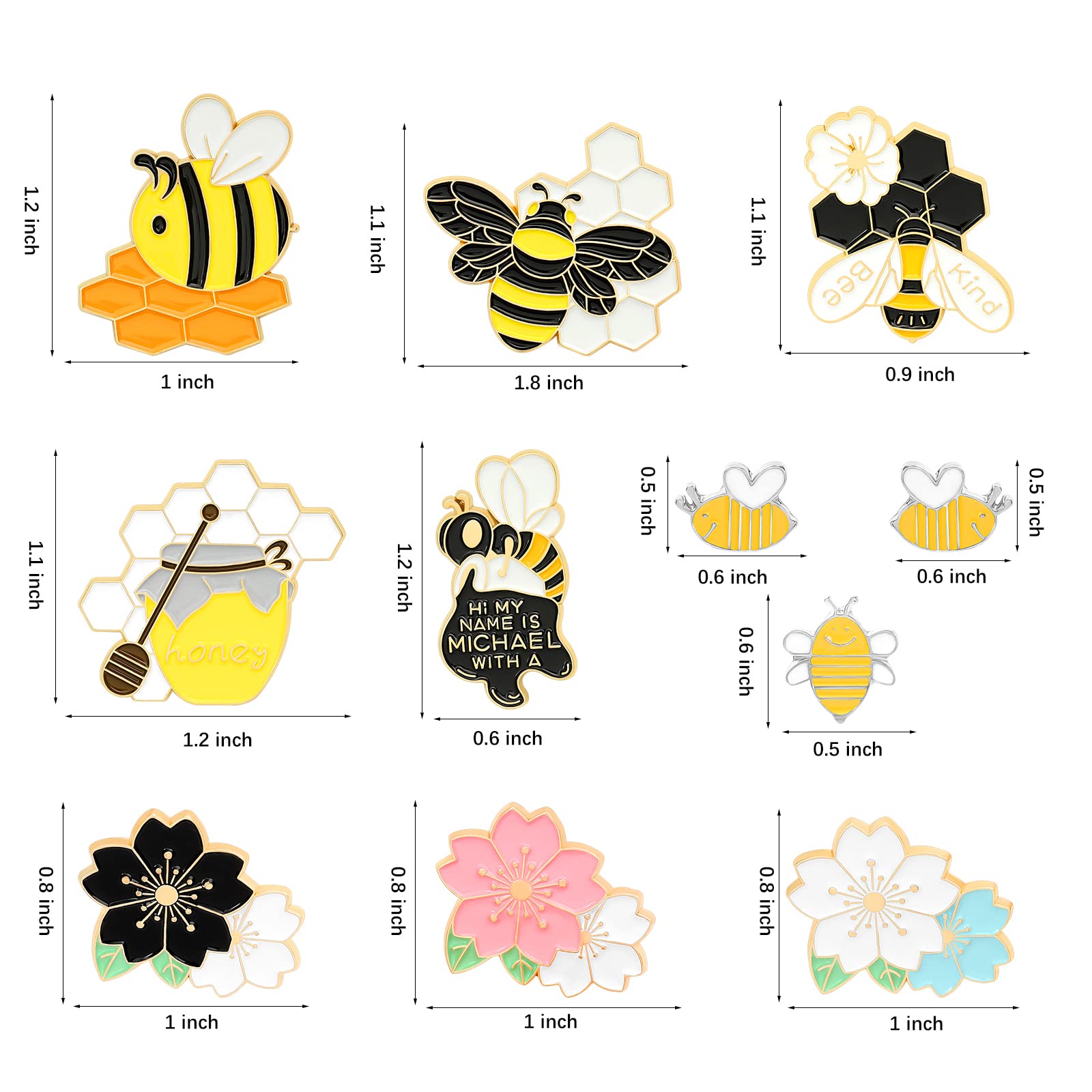 Stylish Animal Enamel Brooch Pins for Women & Men - Butterfly, Frog, Bee, Cat Design - Fashion Jewelry Accessories for Jackets, Backpacks, Hats - Perfect Gift for Animal Lovers & Collectors (Great for Everyday Wear, Parties, and Gifts)