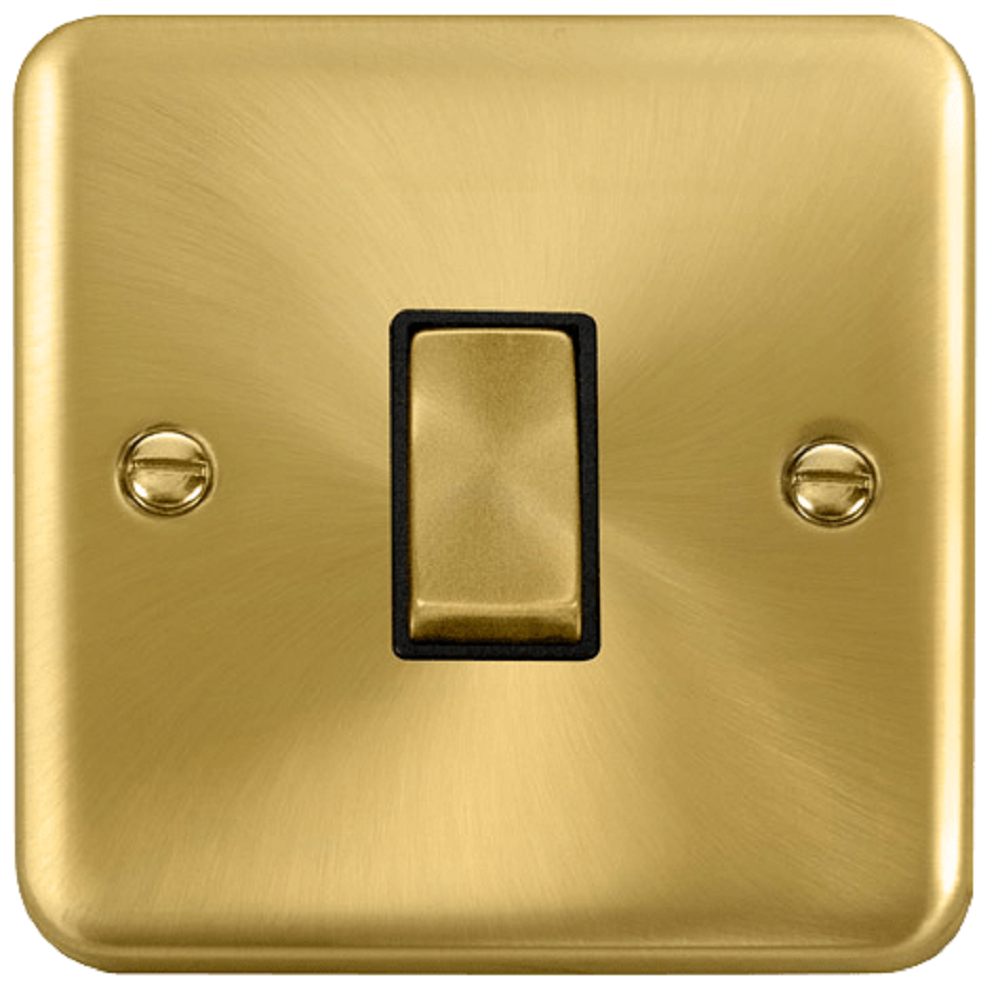Click Deco Plus Satin Brass Intermediate Switch DPSB425BK - Premium Electrical Switch for Modern Homes, Perfect for Bedrooms, Living Rooms & Offices