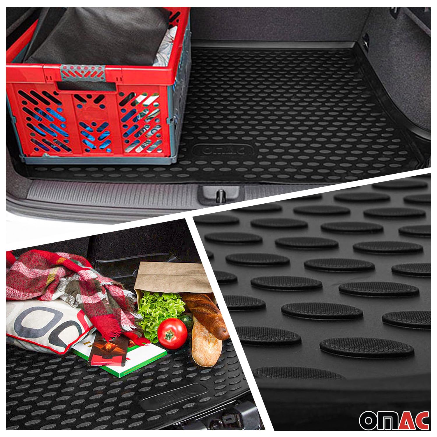 Premium Custom Fit All-Weather Floor Mats & Cargo Liner for Audi Q8 (2019-2025) - 5-Piece Set in Black | Durable Protection for Snow, Mud & Spills | Perfect for Daily Commute, Road Trips & Family Adventures