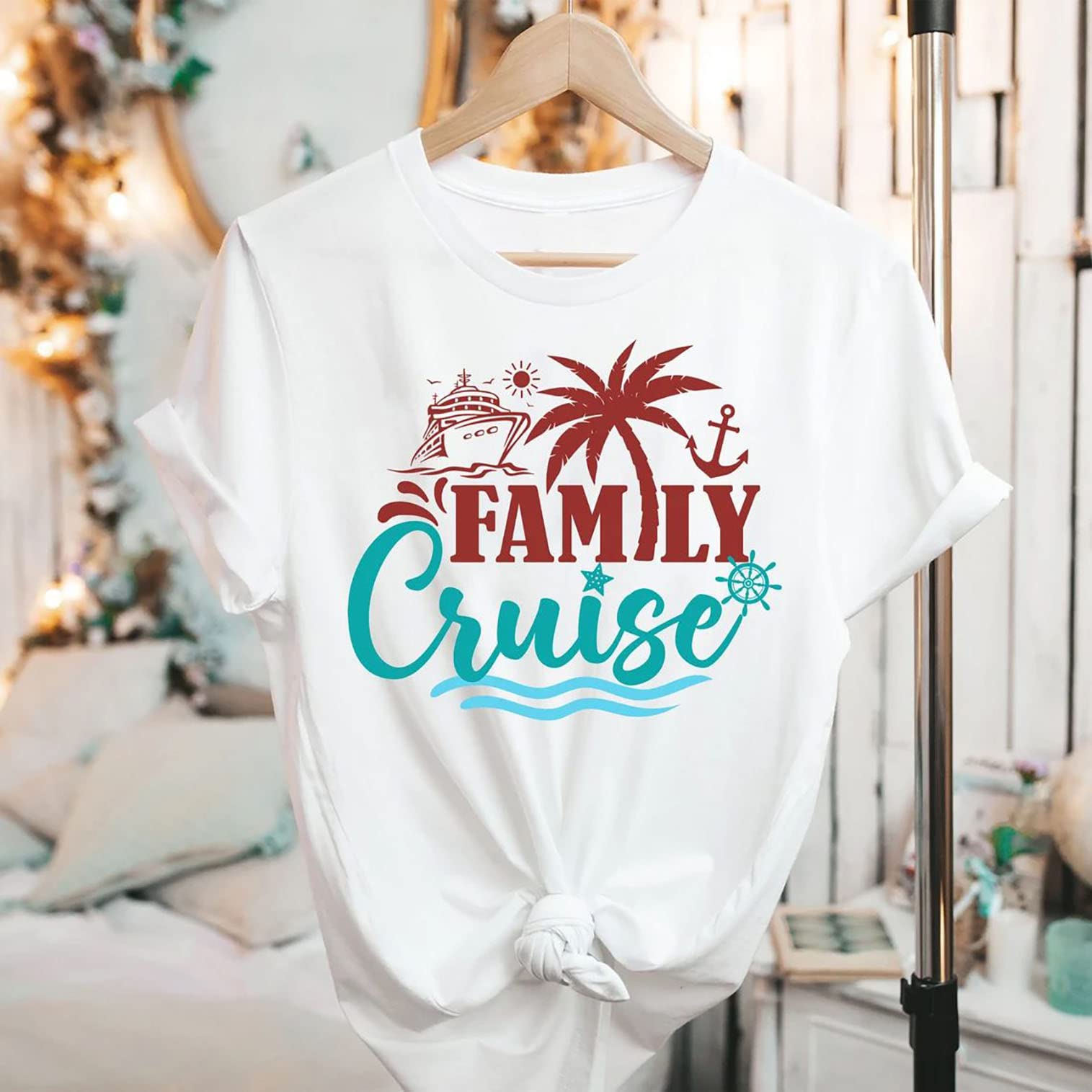 Family Cruise Matching T-Shirts - Vacation & Beach Trip Shirts for Couples, Cruise Squad & Camping Crew 2022 - Perfect for Family Reunions, Summer Vacations & Outdoor Adventures