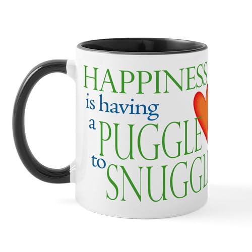 White/Black Inside - Snuggle Puggles Mug