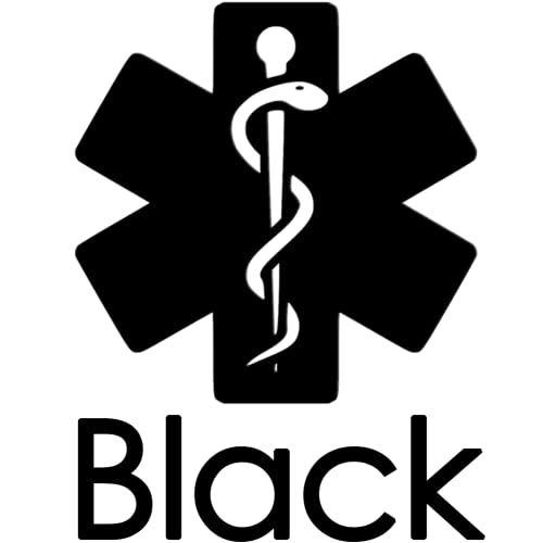 Black SOL 8mm Cuban Chain Custom Medical Alert ID Bracelets