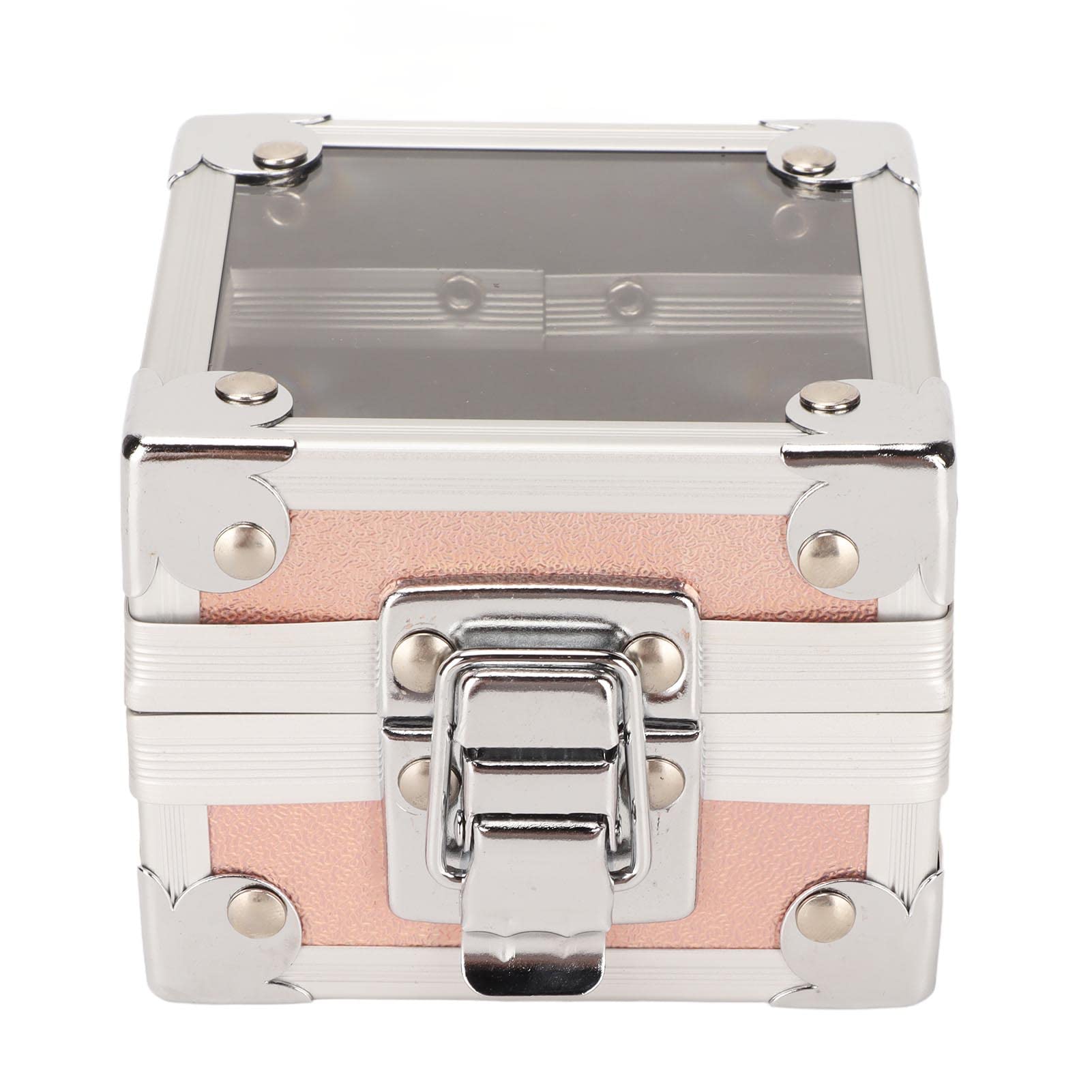 25 Holes Nail Drill Bit Holder Storage Box - Gold Nail Art Organizer for Professional Salon & Home Manicure - Perfect for Storing & Displaying Nail Drill Grinding Bits & Polishing Heads