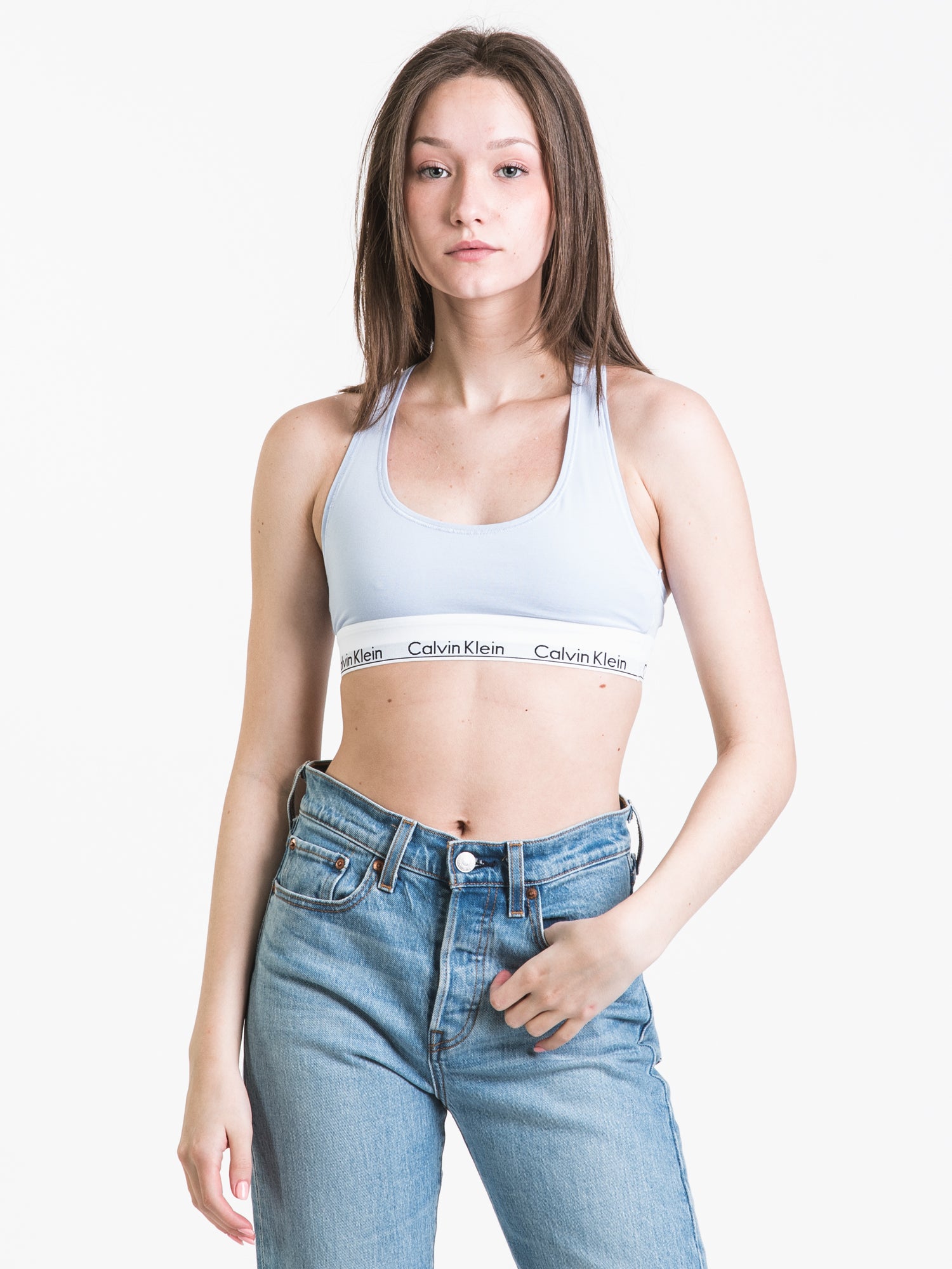 Calvin Klein Modern Cotton Unlined Bralette - Women's Comfortable Wireless Bra for Everyday Wear | Perfect for Lounge, Sleep & Casual Outfits