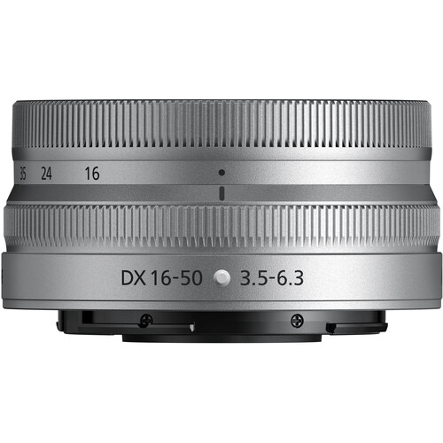 Nikon NIKKOR Z DX 16-50mm f/3.5-6.3 VR Lens (Silver) - Compact Zoom Lens for Mirrorless Cameras, Perfect for Travel Photography & Vlogging