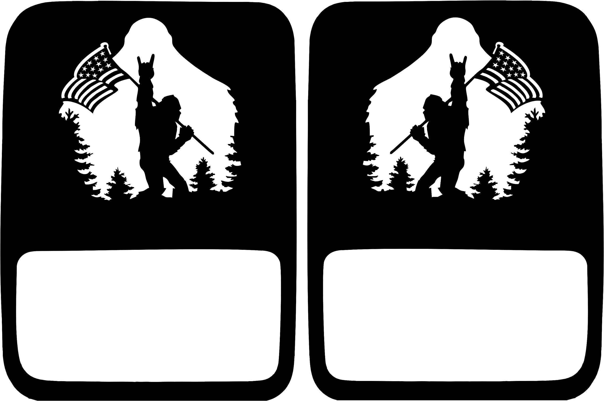 Bigfoot Horns & Flag Tail Lamp Light Covers for Jeep Gladiator (Non-LED) - Durable Off-Road Accessories for Jeep Enthusiasts & Outdoor Adventures