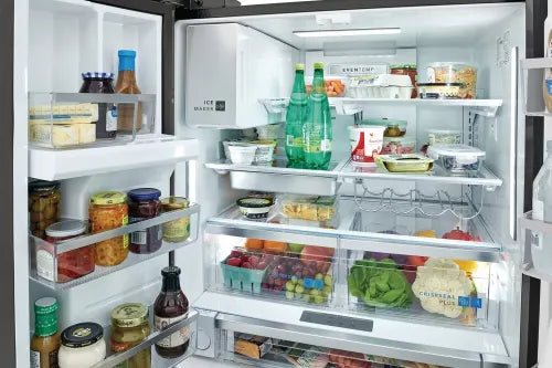 Frigidaire Gallery GRFS2853AD 27.8 Cu. Ft. Standard Depth French Door Refrigerator - Black Stainless Steel - Energy Efficient Kitchen Appliance for Modern Homes & Restaurants