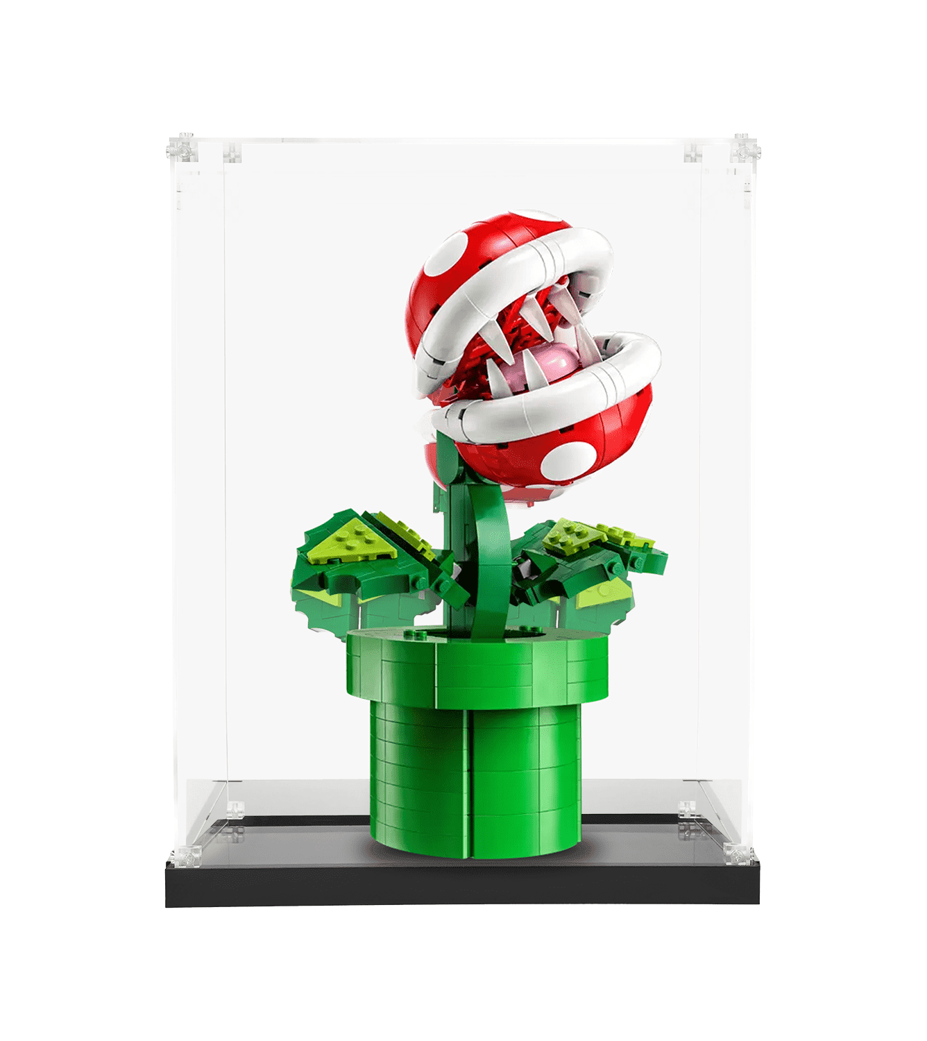 LEGO Piranha Plant 71426 Display Case - Clear Protective Cover for LEGO Super Mario Sets - Perfect for Showcasing & Protecting Your Collectible LEGO Creations at Home or Office