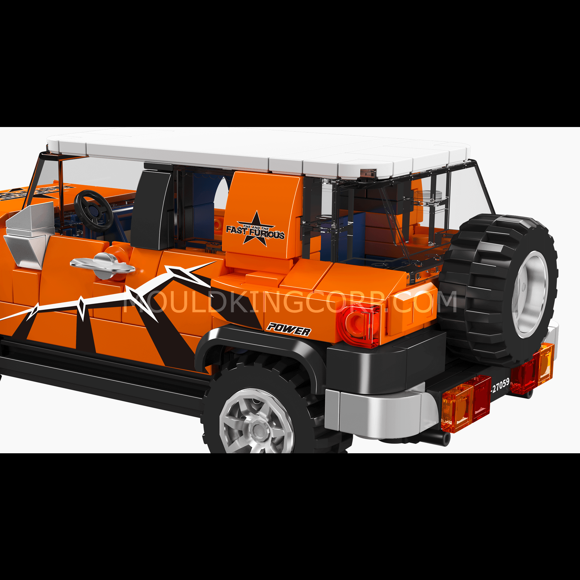 Mould King 27059 FJ Cruiser SUV Building Blocks Set - 414 Pieces for Kids & Adults | Creative STEM Toy for Car Lovers, Birthday Gift & Home Decoration