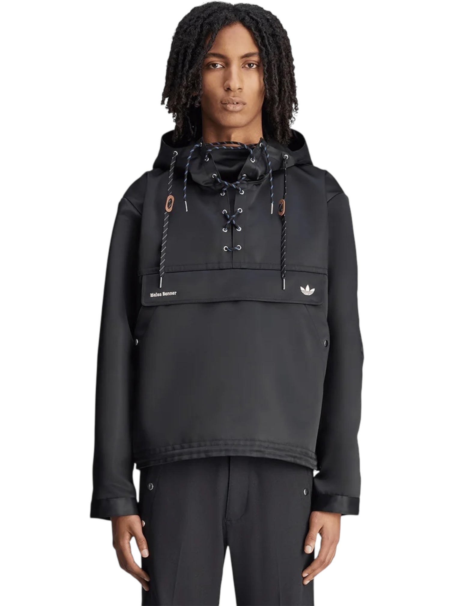 Adidas X Wales Bonner JM8217 WB Sailor Jacket Black - Stylish & Comfortable Unisex Windbreaker for Outdoor Activities, Travel & Streetwear Fashion
