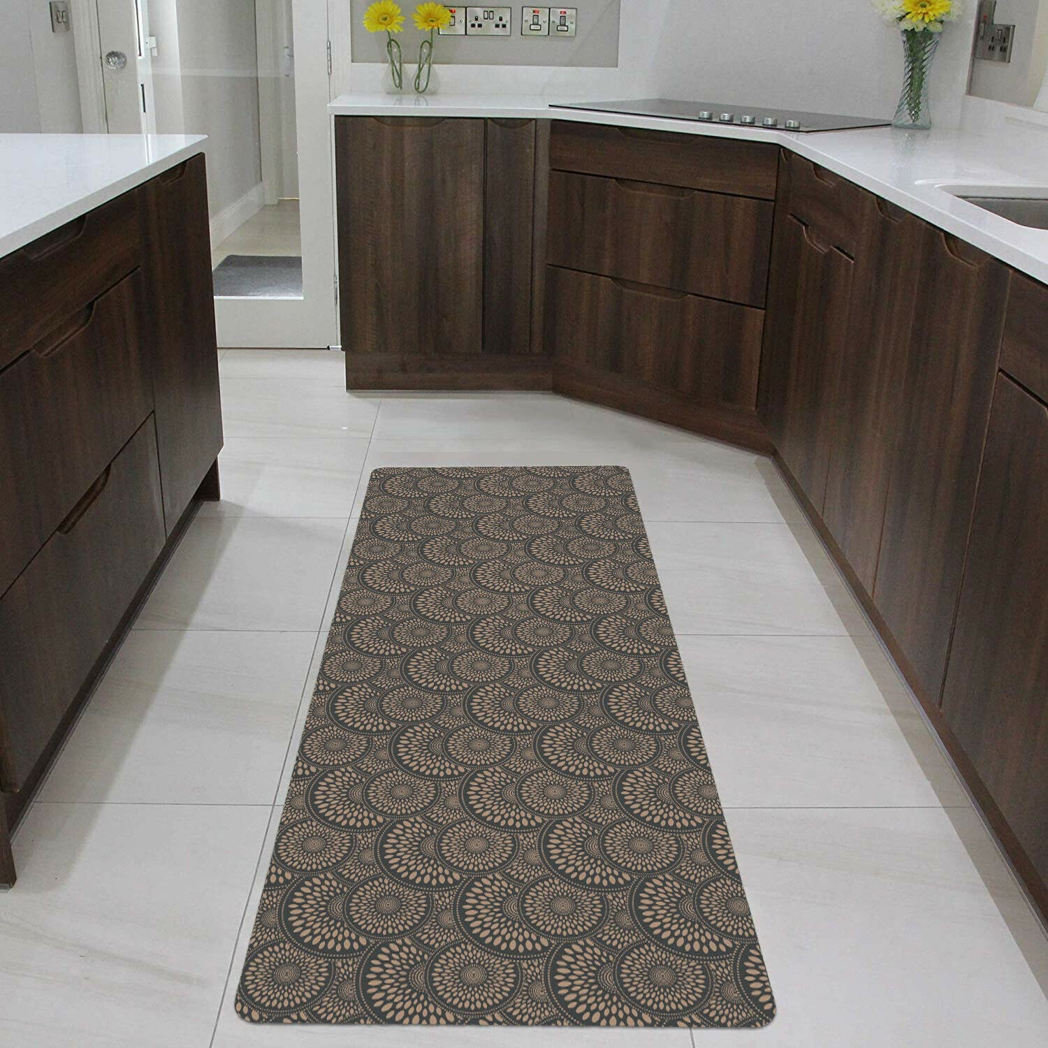 Non-Slip Ultra-Thin Kitchen Runner Rug 60x23