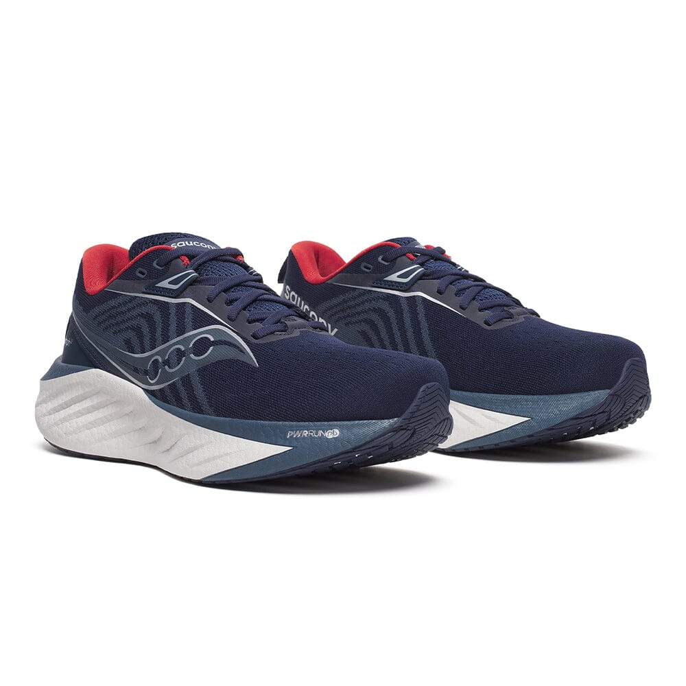 Saucony Men's Triumph 22 Running Shoes - Lightweight Cushioned Road Running Sneakers for Men | Perfect for Marathon Training, Jogging & Daily Workouts