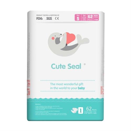 Adorable Seal Baby Diaper - Soft & Absorbent for Newborns & Infants - Perfect for Daycare, Travel & Overnight Comfort