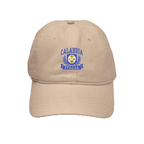 Khaki - Calabria Italia Coat of Arms Cap