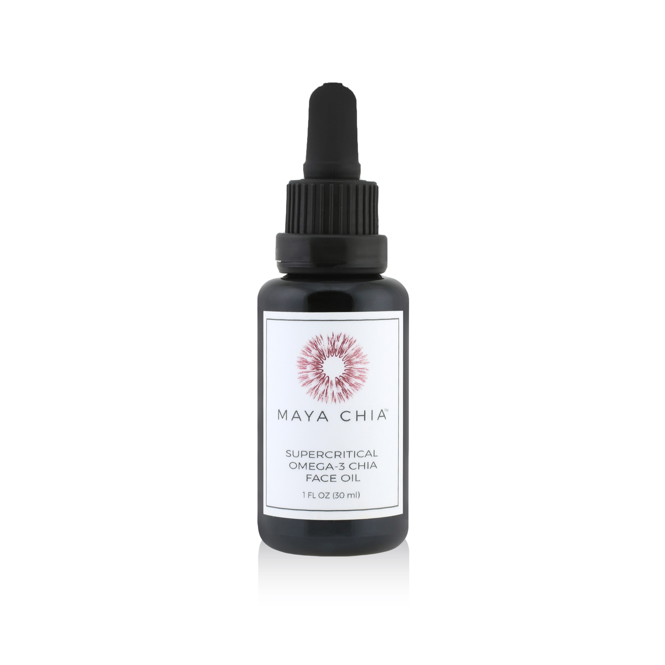 Maya Chia Supercritical Chia Seed Face Oil - Hydrating & Anti-Aging Facial Treatment for Dry Skin, Day & Night Use