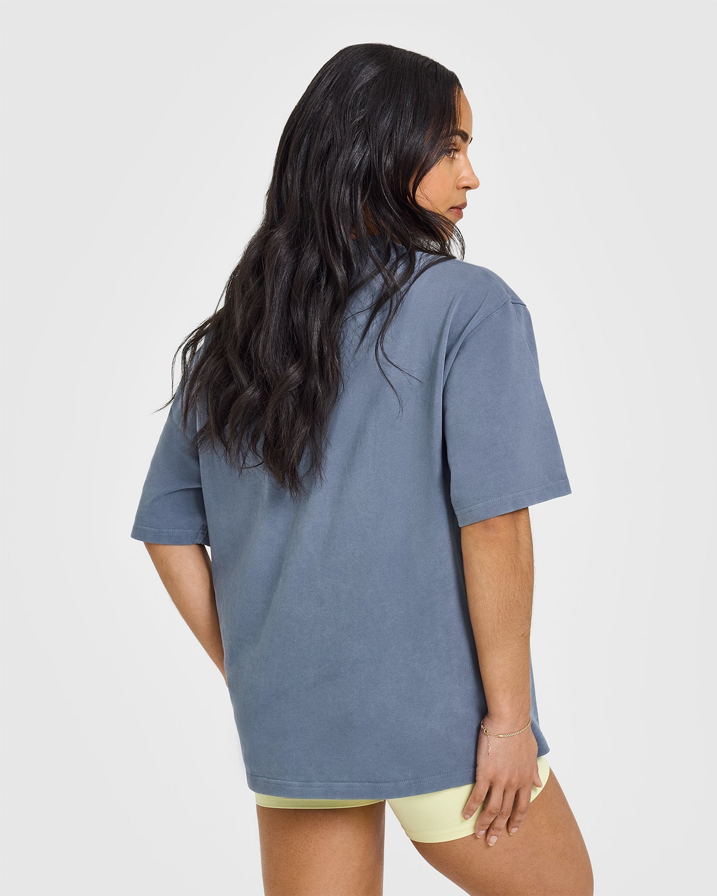 Oner Graphic Washed T-Shirt for Men | Vintage Style Granite Blue Cotton Tee - Perfect for Casual Wear, Street Style & Everyday Outfits