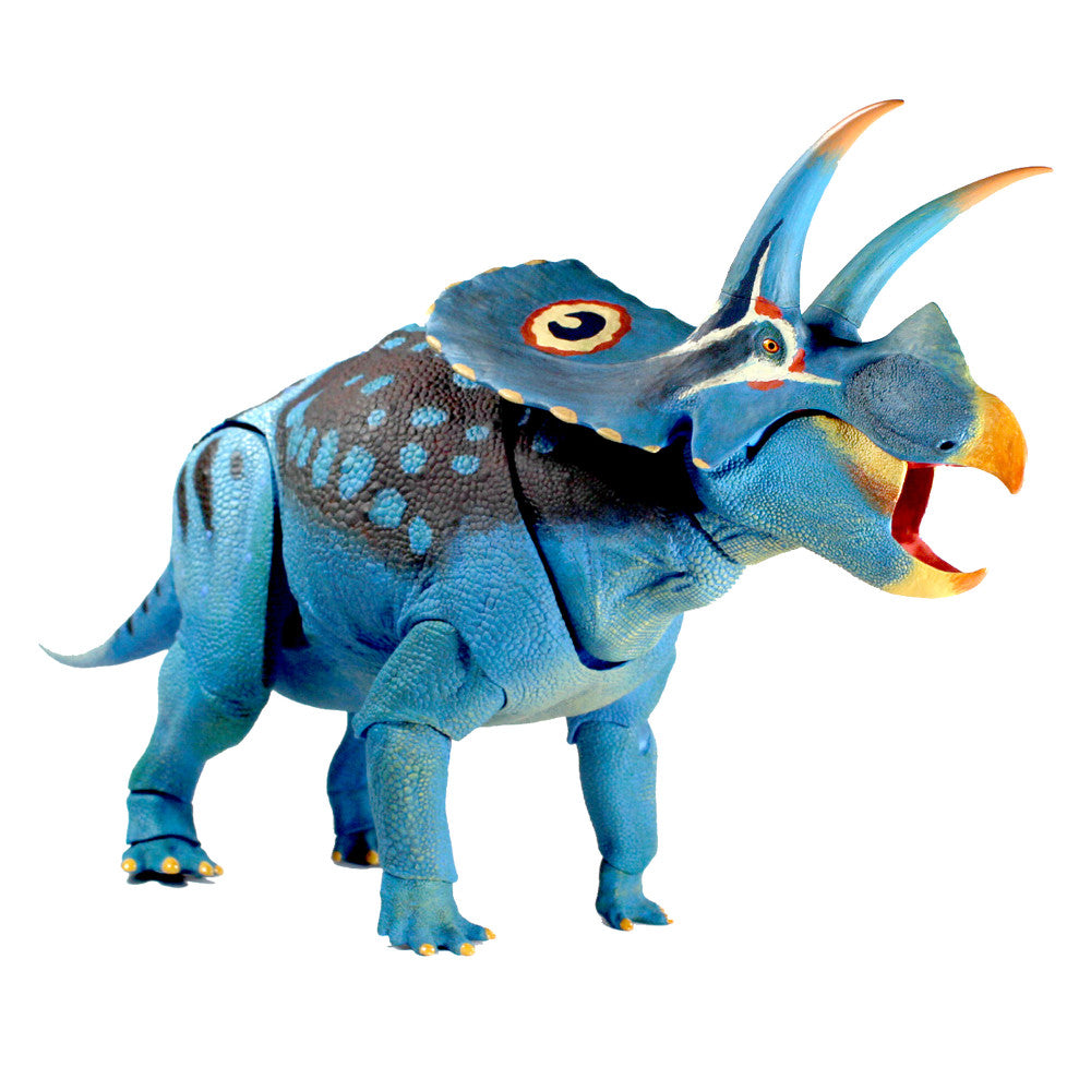 Beasts of the Mesozoic Torosaurus Latus 1/18 Scale Dinosaur Action Figure - Highly Detailed Collectible Toy for Dinosaur Enthusiasts, Perfect for Display, Play and Educational Scenes
