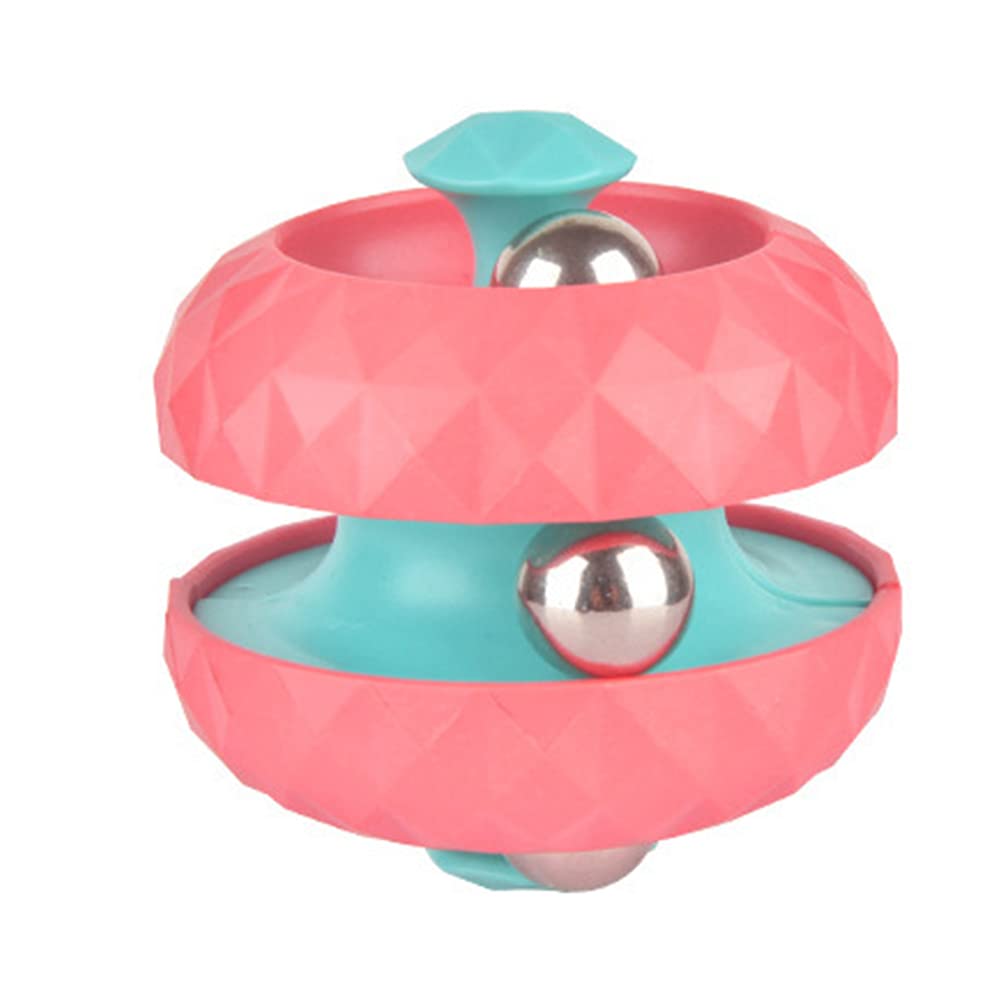 Bticx Orbit Ball Fingertip Gyroscope Toy - Rotatable Stress Relief Cube for Finger Exercises & Decompression - Perfect for Office, School, Travel & Anxiety Relief