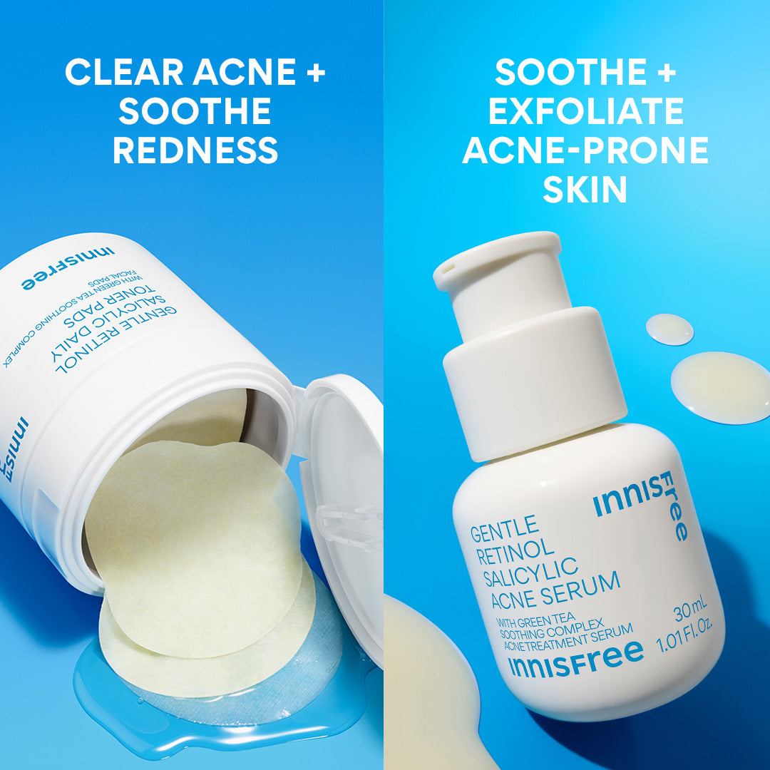Gentle Retinol Power Duo - Anti-Aging Skincare Set for Sensitive Skin | Night Cream & Serum for Wrinkles & Fine Lines | Perfect for Daily Skincare Routine
