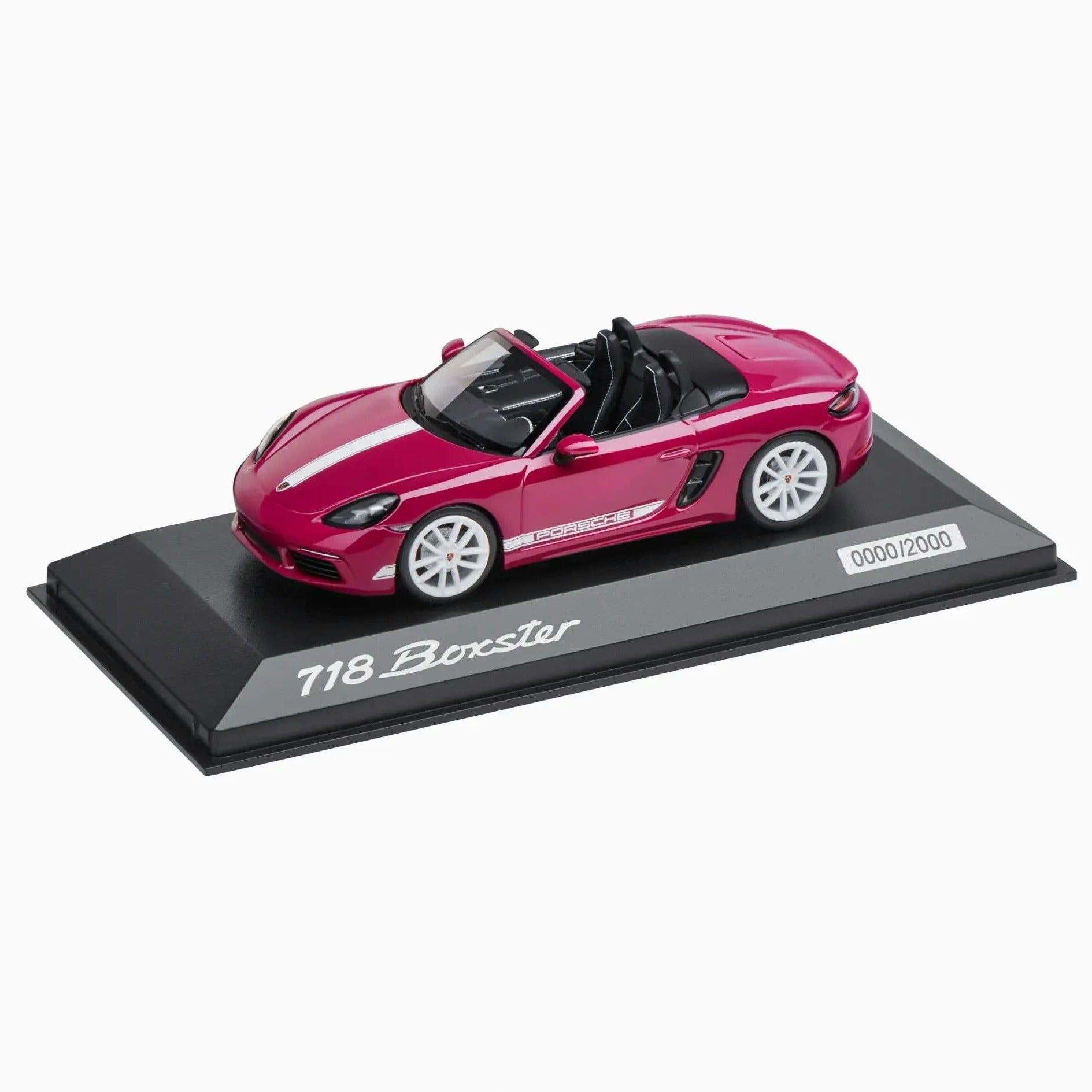 Porsche 718 Boxster Style Edition (982) 1:43 Scale Diecast Model Car - Ruby Star Red - Collectible Sports Car Replica for Display & Gift Giving