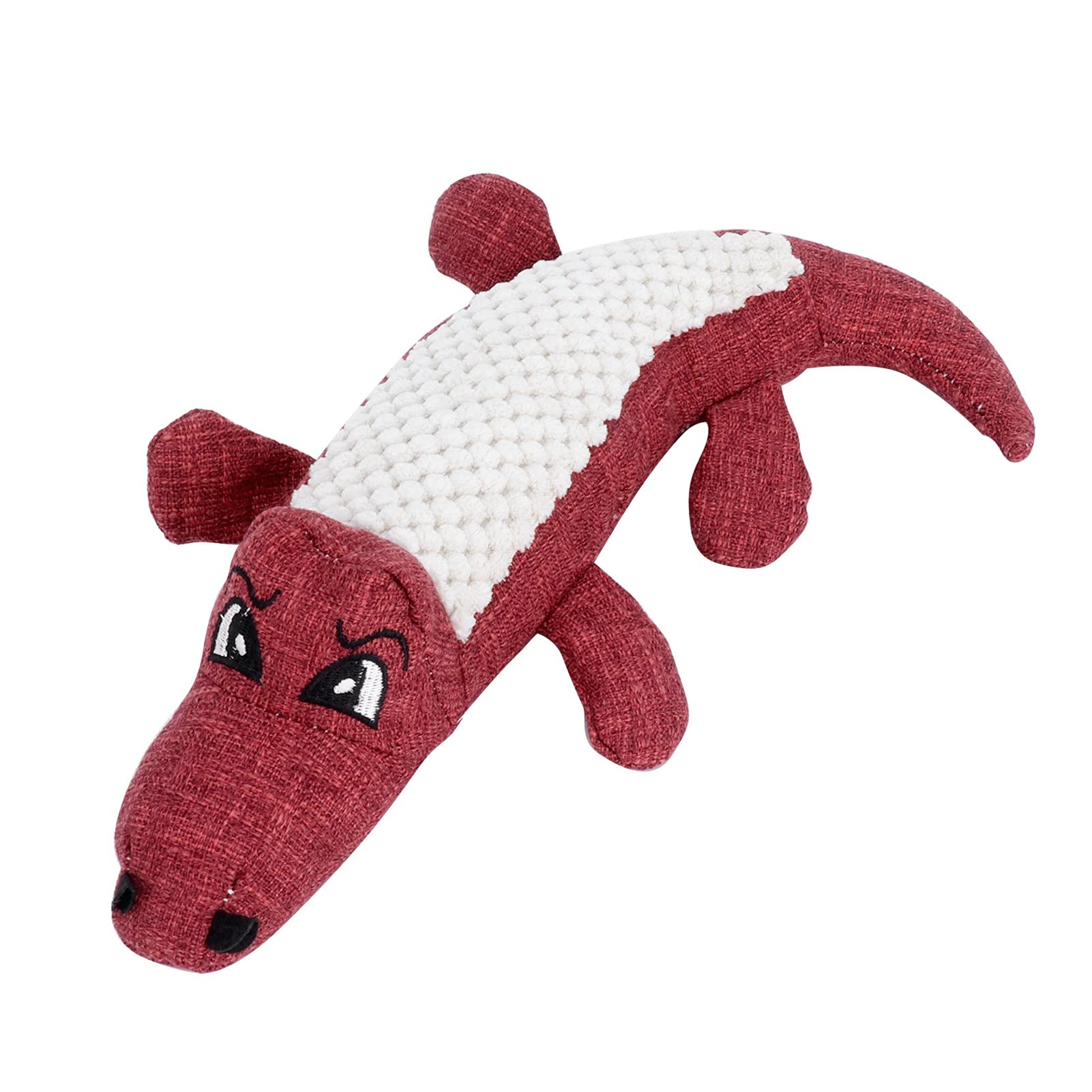 Squeaky Crocodile Dog Chew Toy - Interactive Plush Pet Toy for Small Dogs, Durable & Safe for Playtime, Training, and Teething Relief - Perfect for Indoor & Outdoor Fun