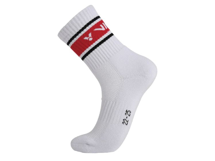 Victor Unisex Sport Socks - Medium Size SK 154 (Red) - Perfect for Running, Gym Workouts & Outdoor Activities