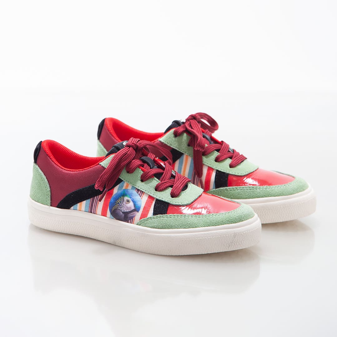 Libertad Guacamaya Blue Macondas Women's Casual Leather Sneakers - Perfect for Everyday Wear & Outdoor Activities