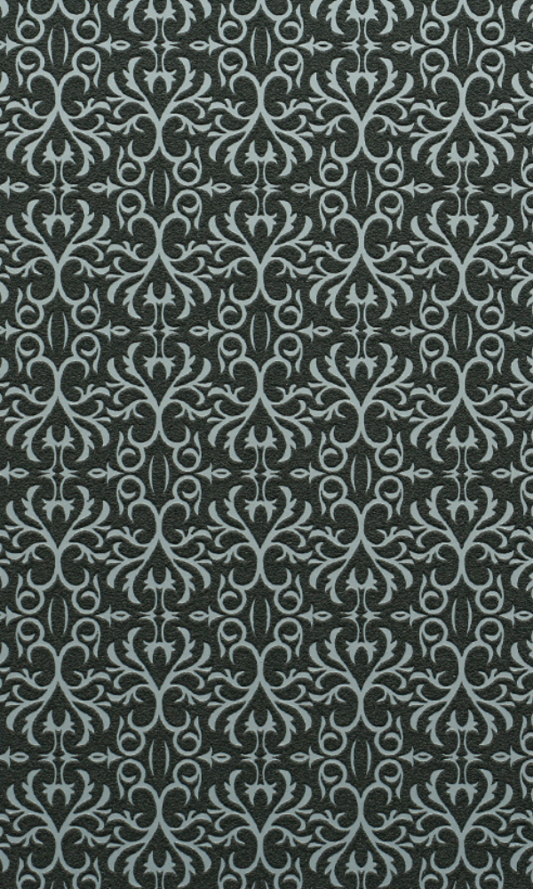 Black Floral Damask Flamboyant Wallpaper S43741 - Elegant Vintage Peel and Stick Wallpaper for Living Room, Bedroom, Office Decor
