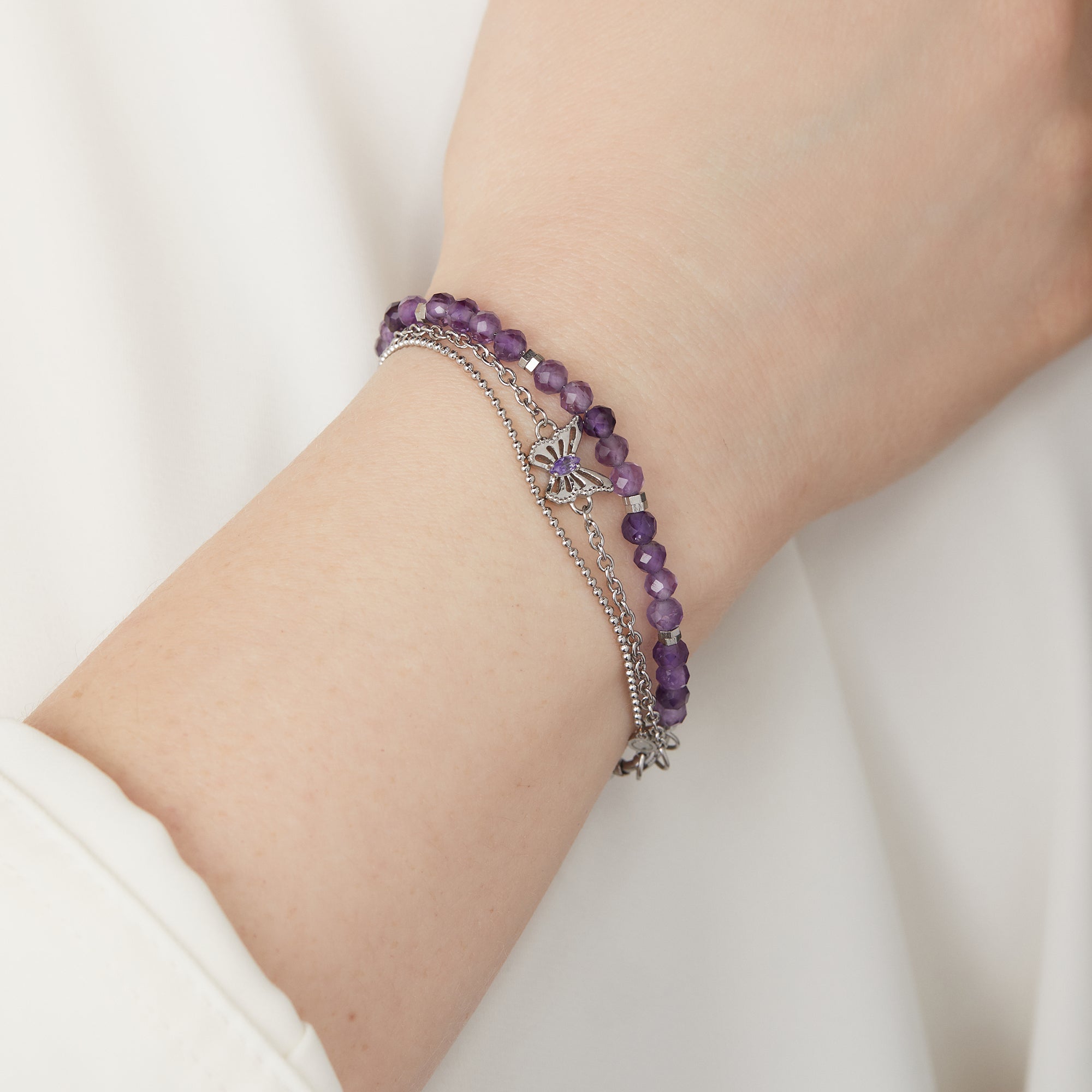 Butterfly Stranded Bracelet Set for Women - Elegant Bohemian Beaded Jewelry for Everyday Wear, Gift Giving & Special Occasions