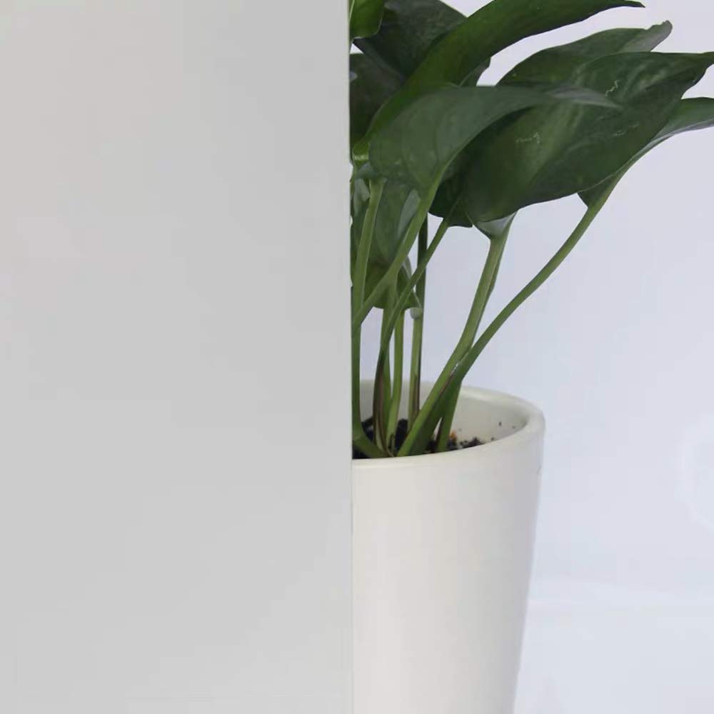 SW MEGICOLIM Privacy Matte White Window Film - Frosted Adhesive Window Tint for Home, Office & Bathroom (35.4