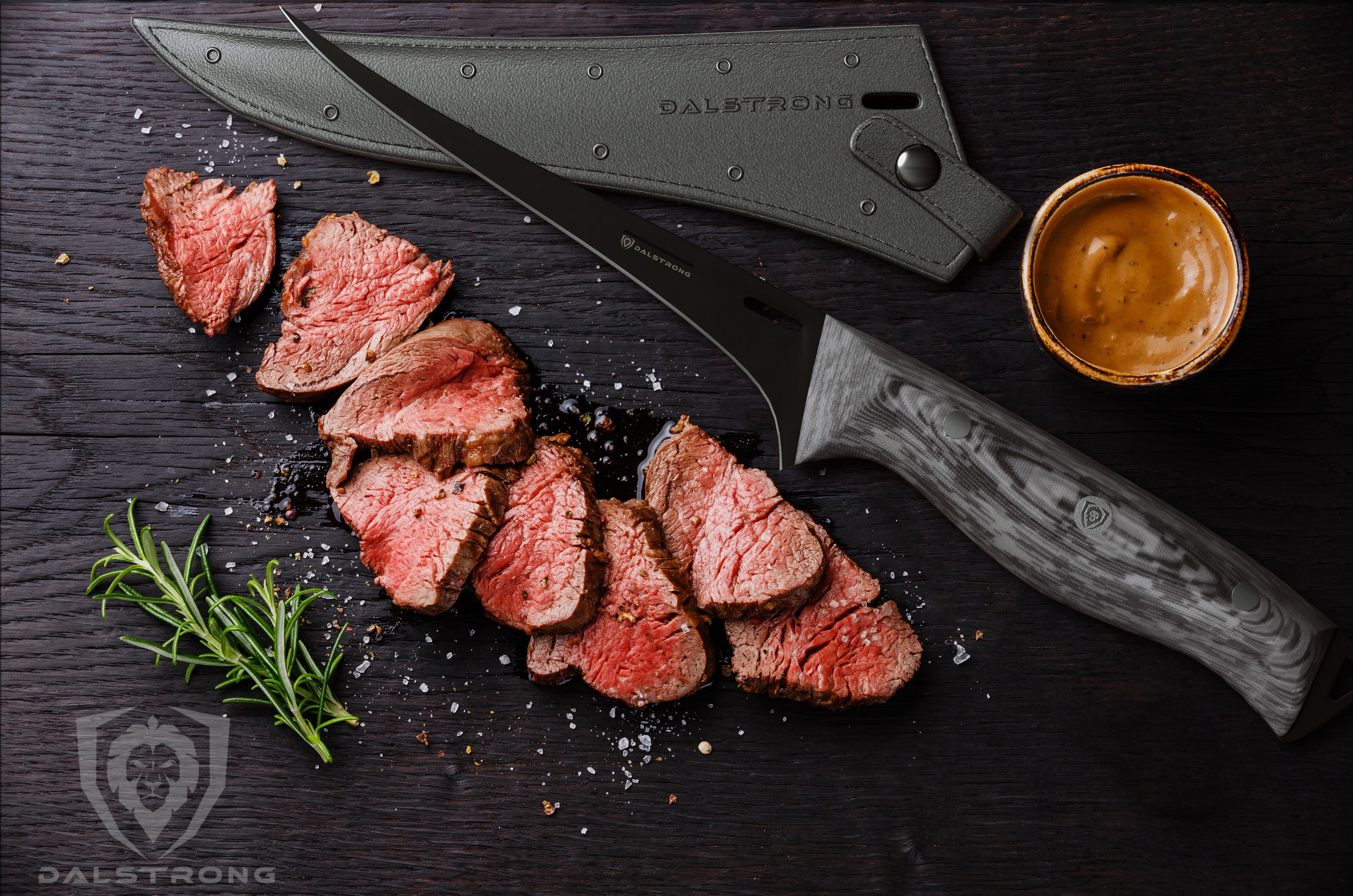 Dalstrong Delta Wolf Series 6-Inch Fillet Knife - Ultra Sharp High Carbon Steel Blade for Fish, Meat & Poultry - Perfect for Fishing, Hunting & Kitchen Prep