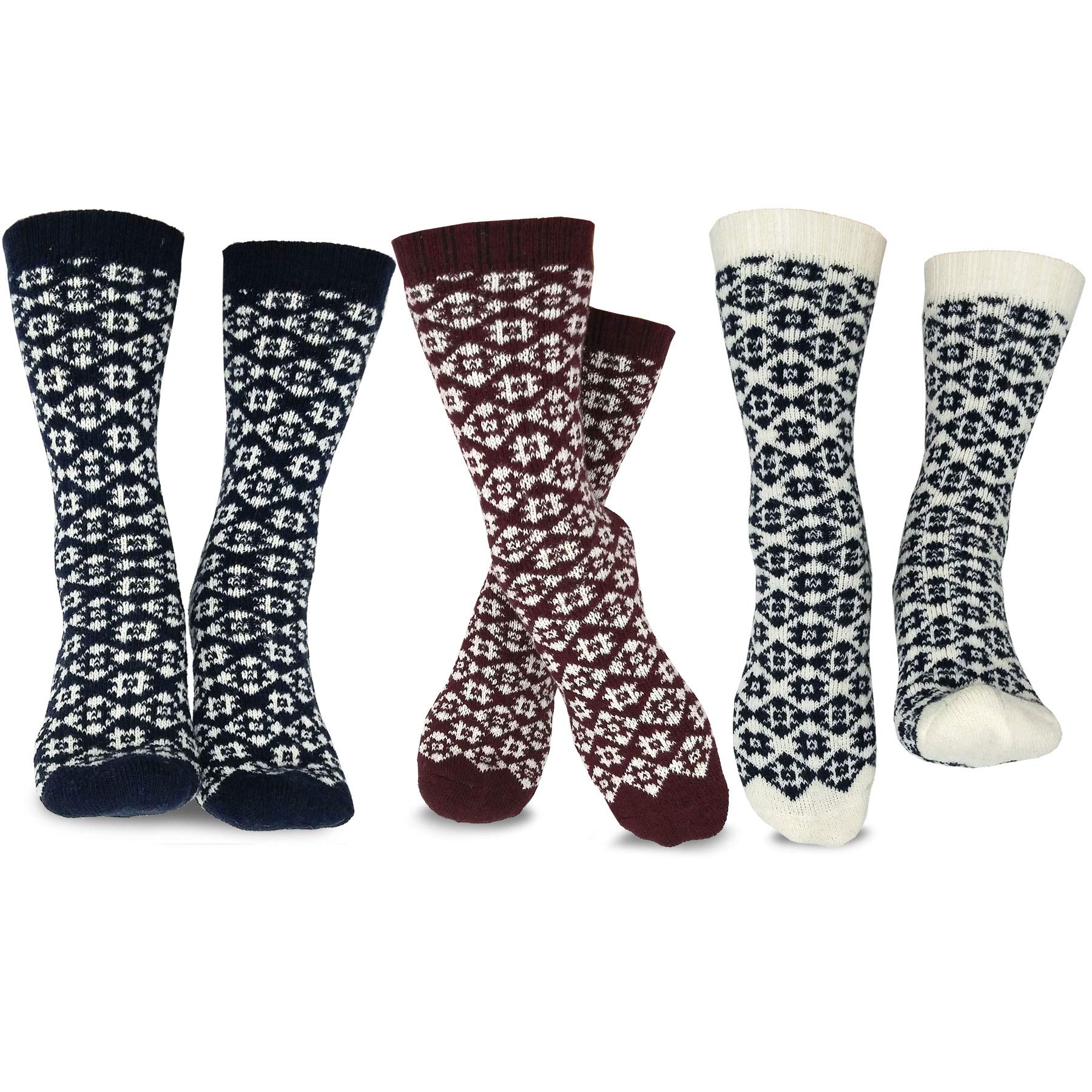 Winter Fashion Slouch Ankle Boot Socks for Women & Men - Cozy Cotton Wool Multipack - Perfect for Boots, Trousers, and Dress Outfits