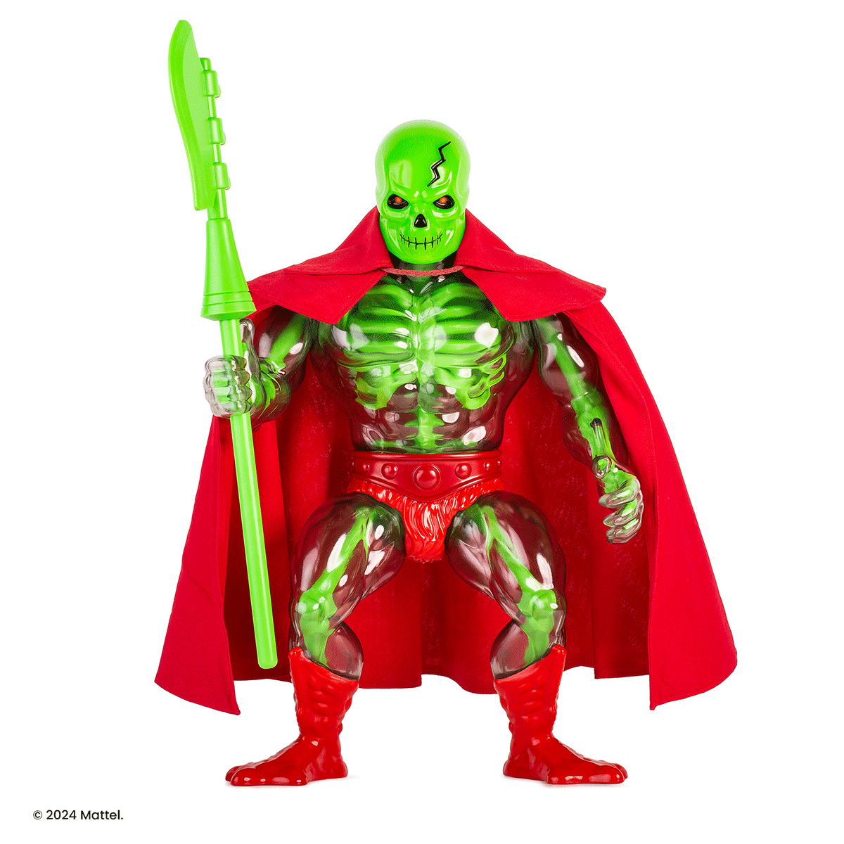 Masters of the Universe Scareglow Soft Vinyl Figure - Necromancer Variant Collectible Toy | Perfect for Display, Gift Giving & He-Man Fans Collection