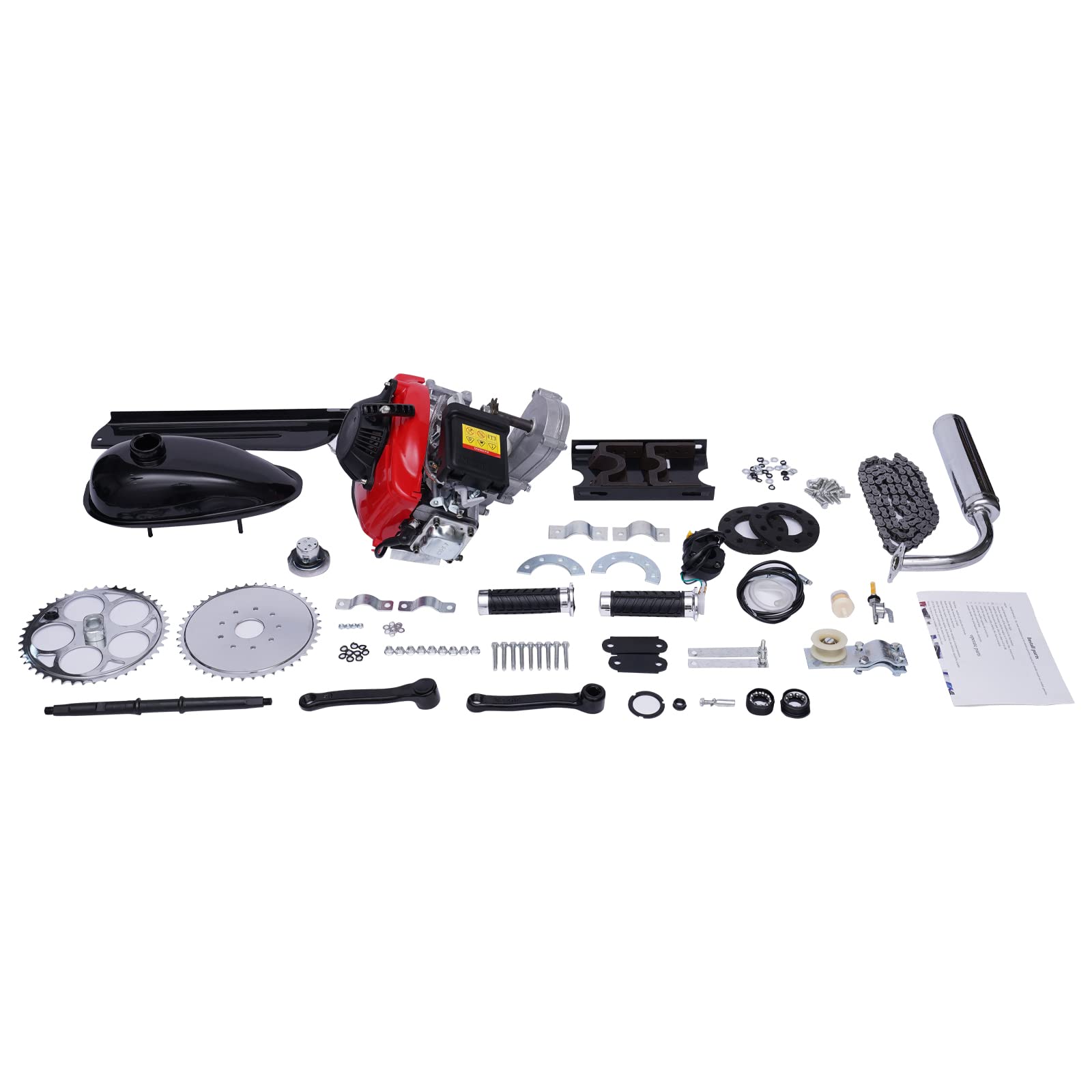 49CC 4-Stroke Gas Engine Kit for Motorized Bicycle - TBVECHI Petrol Bike Motor Conversion Kit - Perfect for DIY Bike Motorization & Commuting