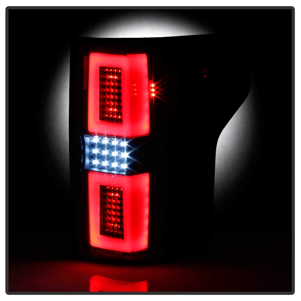 Ford F150 2015-2017 LED Tail Lights - Aftermarket V2 Light Bar Replacement (Black) | Upgrade for Enhanced Visibility & Style | Perfect for Night Driving & Off-Road Adventures