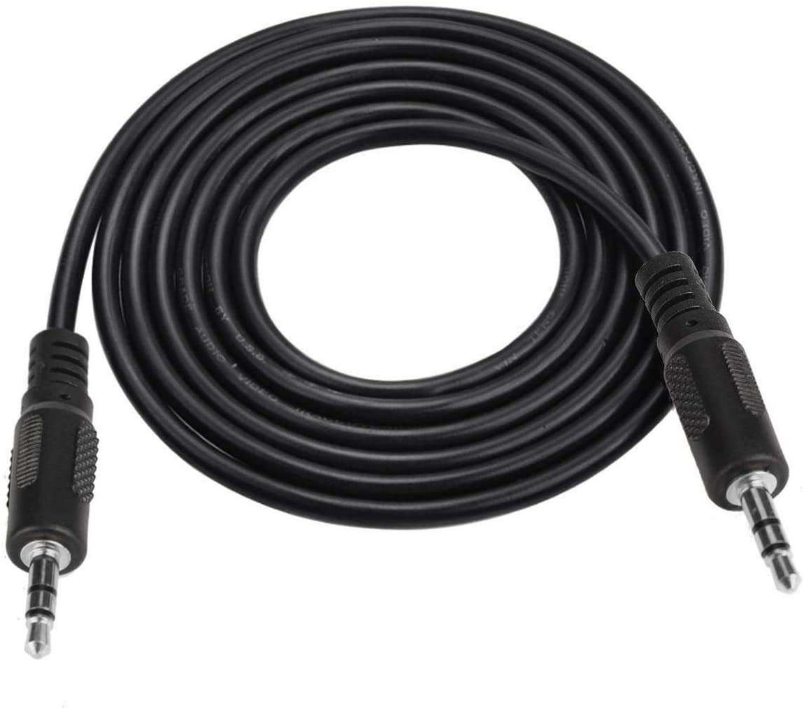 Yustda BLK 3.5mm AUX Audio Cable for Sirius XM Onyx/Edge/Lynx Radios - Premium Speaker Wire for Car, Home & Office Stereo Systems