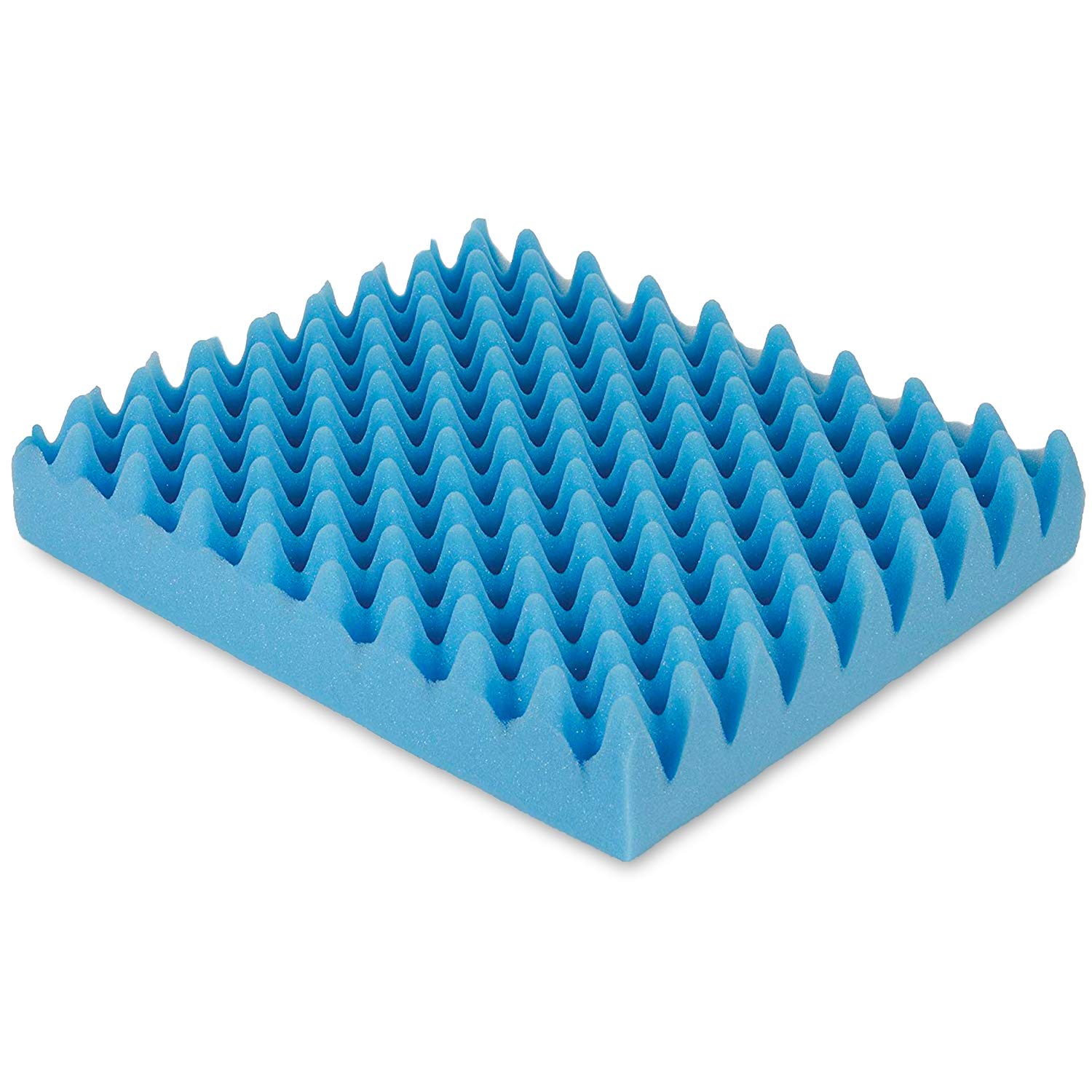 DMI Foam Waffle Cushion for Chair - Egg Crate Design Seat Pad for Office Chair, Car, Wheelchair - Relieves Back Pain, Tailbone Discomfort & Sciatica - 18x16x4 Inches - Perfect for Work, Driving & Home Use