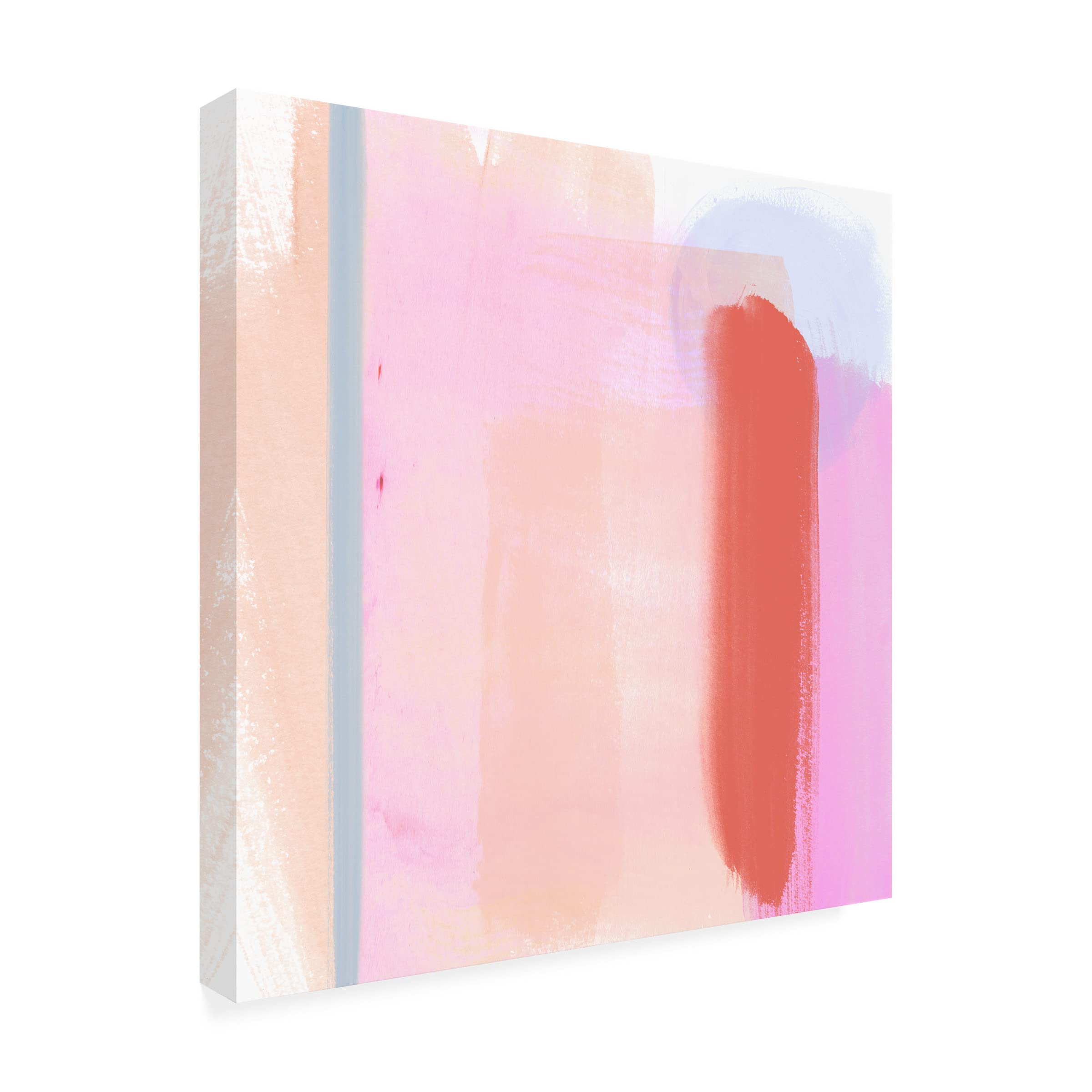 Trademark Fine Art 'Translucent Madras I' Canvas Art by Jennifer Paxton Parker - Modern Abstract Wall Decor for Living Room, Bedroom & Office