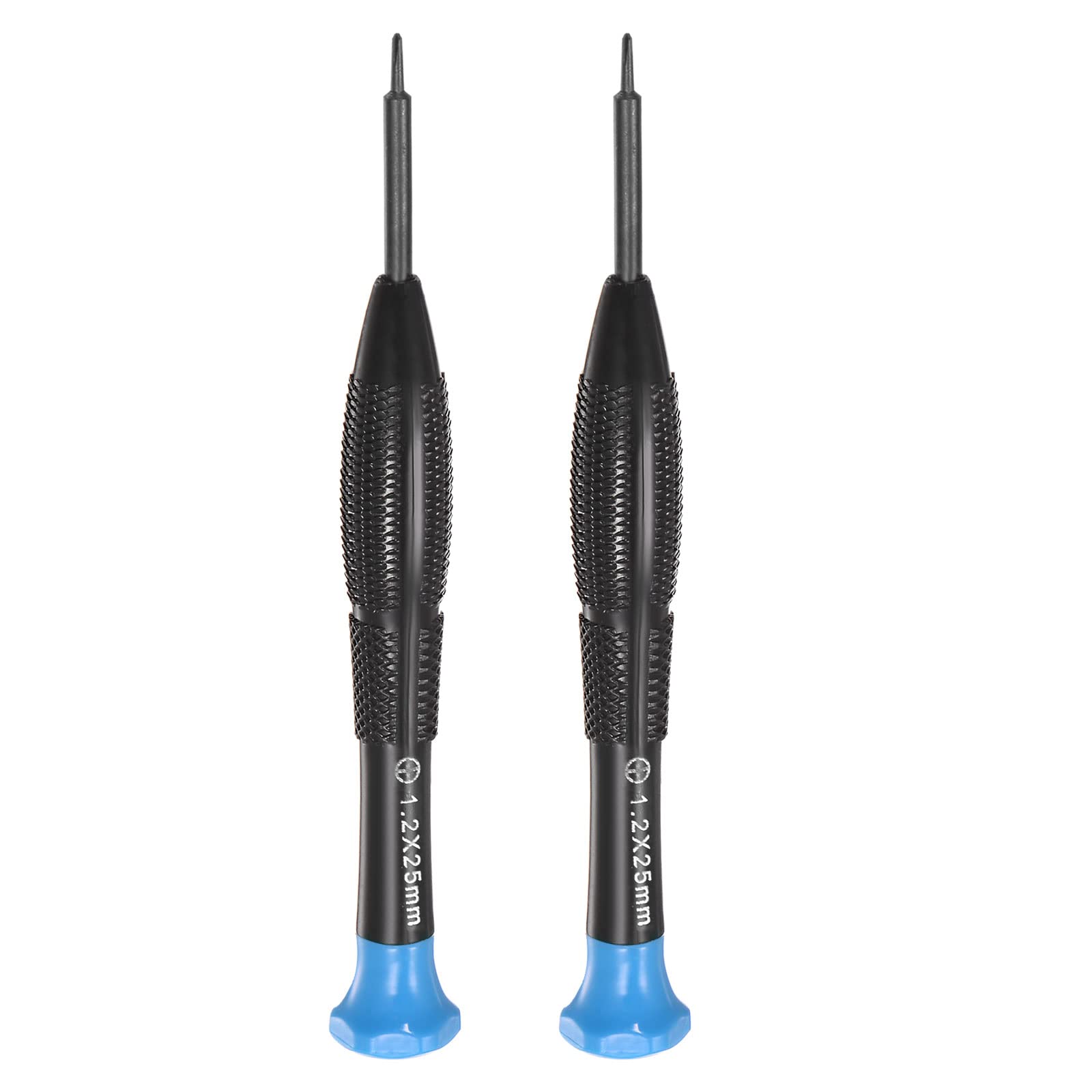 HARFINGTON 2-Pack Precision Phillips Screwdriver Set - 1.2mm Cross Head with Swivel Cap & Non-Slip Plastic Handle - Perfect for Phone, Watch, Eyeglass & Electronics Repair - Ideal for DIY Projects, Jewelry Making & Small Device Maintenance