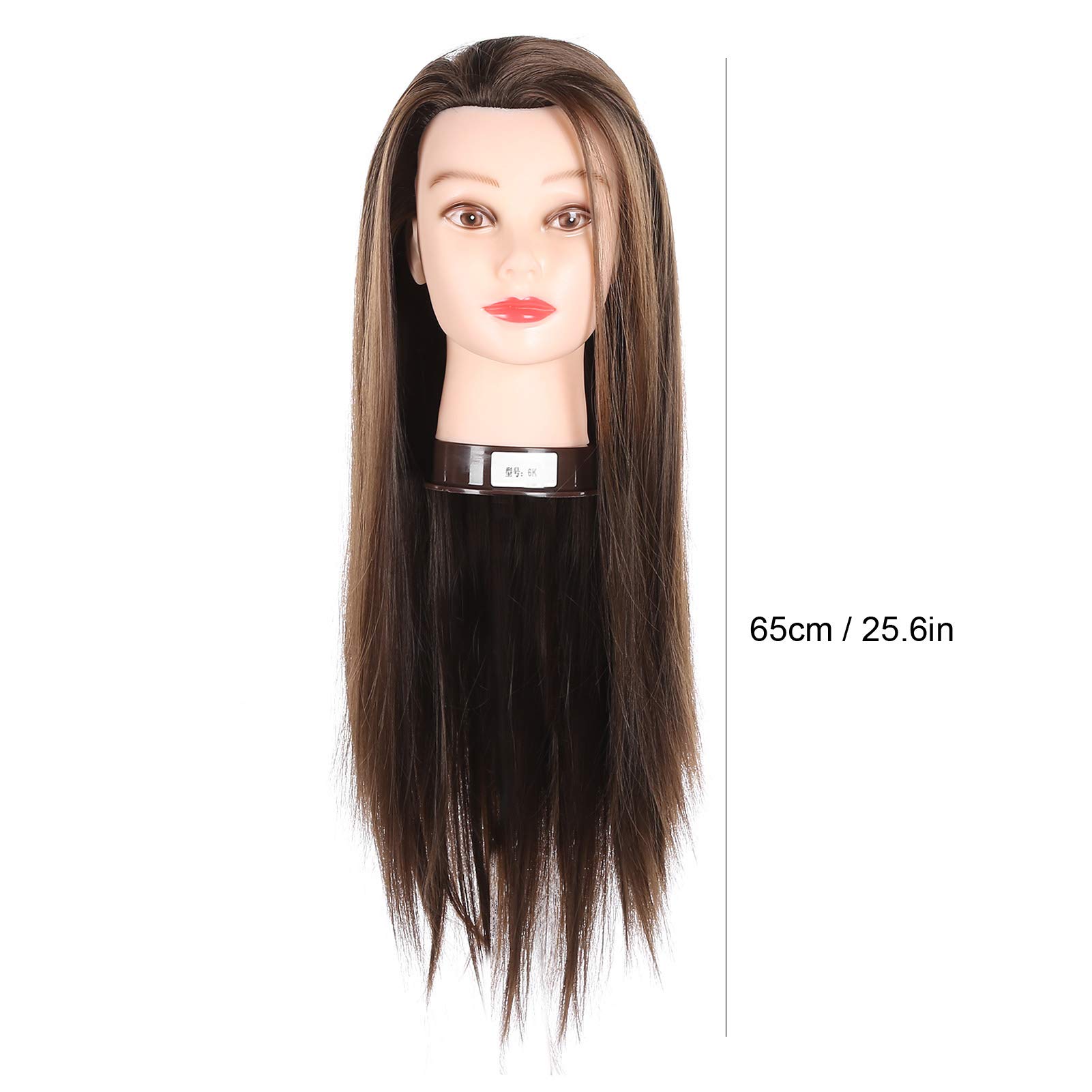 Professional 65cm Hairdresser Training Mannequin Head for Hair Styling, Braiding & Cutting Practice - Perfect for Salon Students, Cosmetology Schools & Home Hairdressing Training