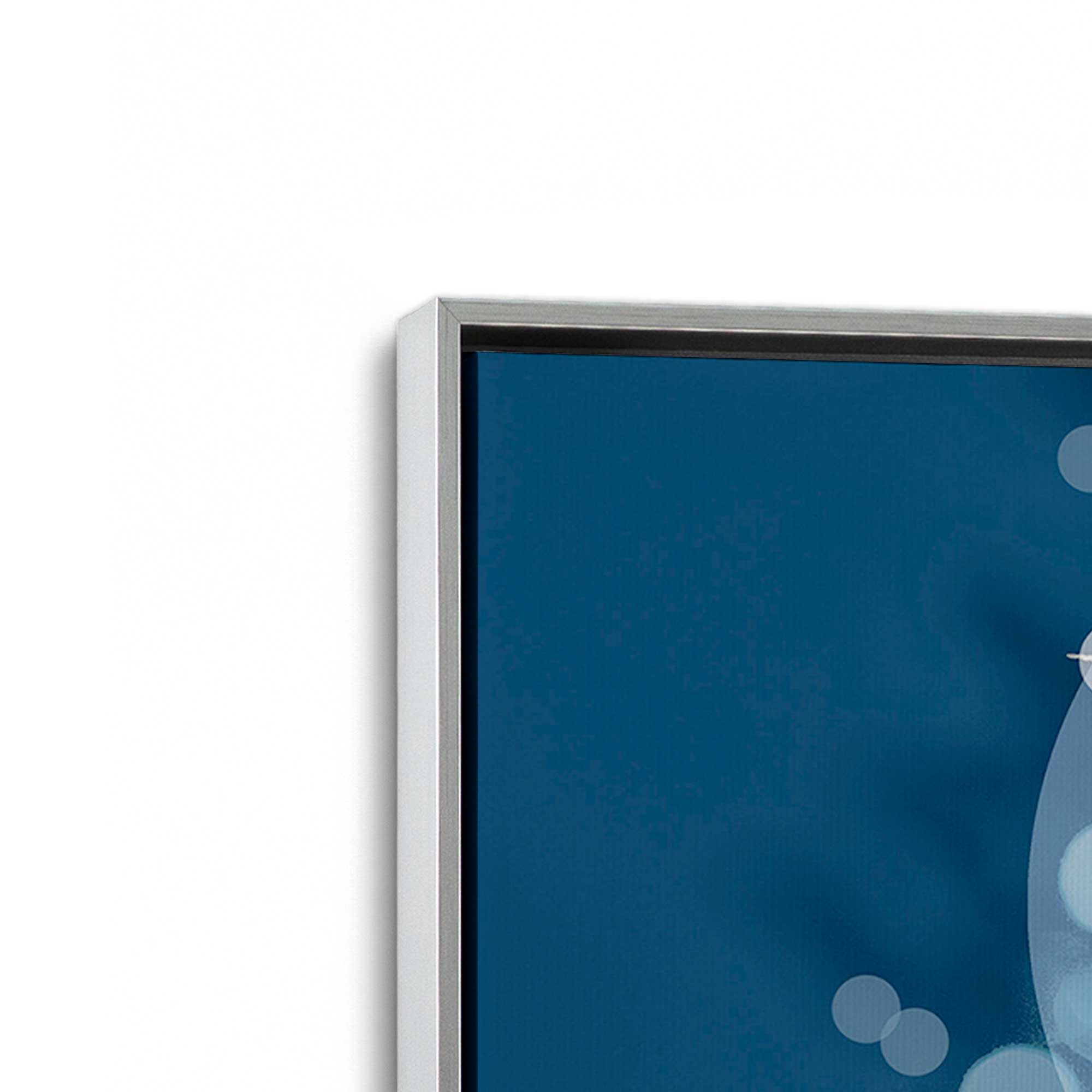 Blue Classic Nutcracker Canvas Print - Holiday Home Decor, Christmas Wall Art for Living Room & Bedroom