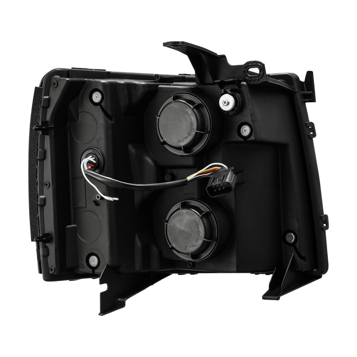 07-13 Chevrolet Silverado LUXX Series LED Projector Headlights - Chrome Housing - High Performance Lighting Upgrade for Night Driving & Off-Road Adventures