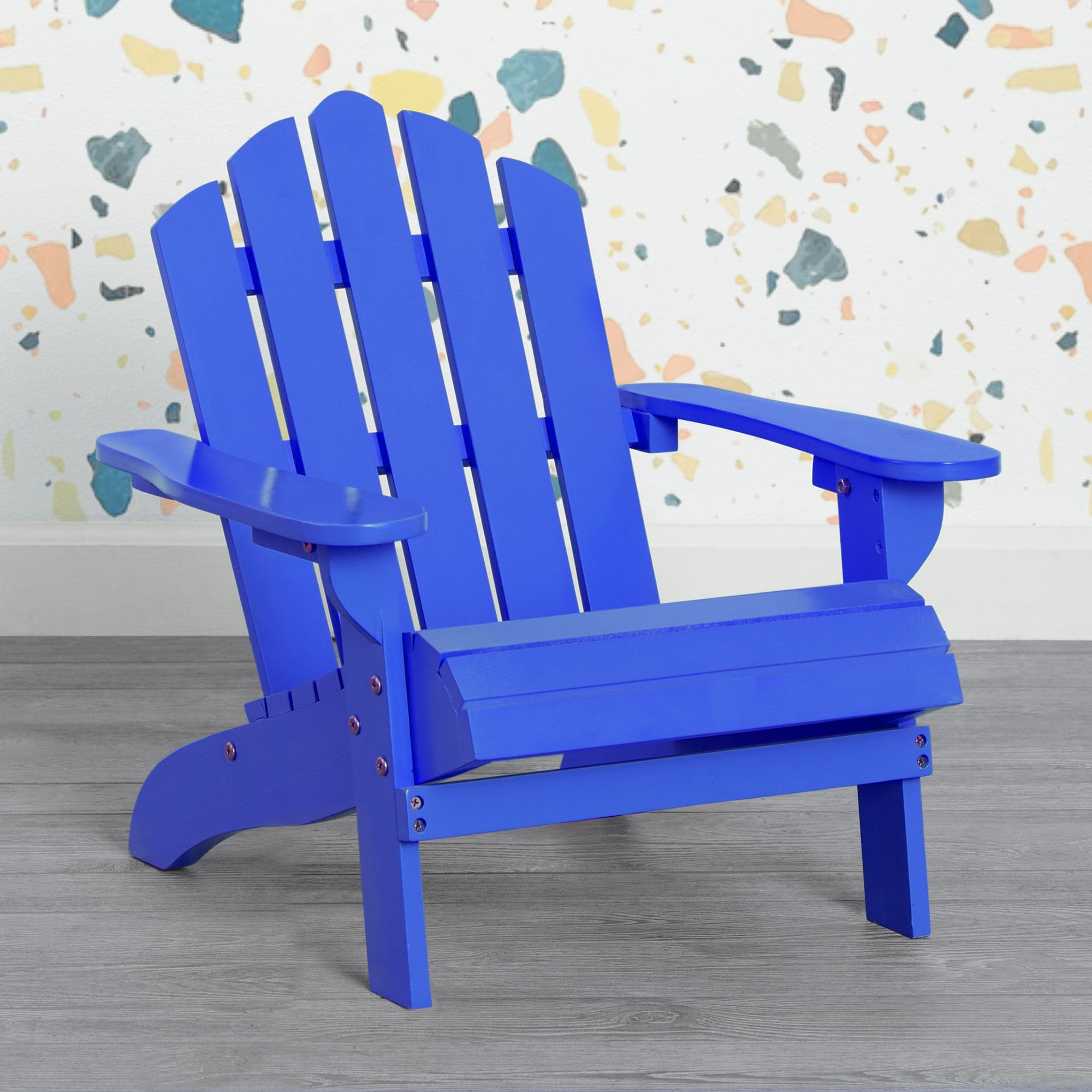 Kids Wooden Adirondack Chair - Sturdy Outdoor & Indoor Children's Furniture for Patio, Garden, Backyard, and Playroom - Perfect for Relaxing and Reading