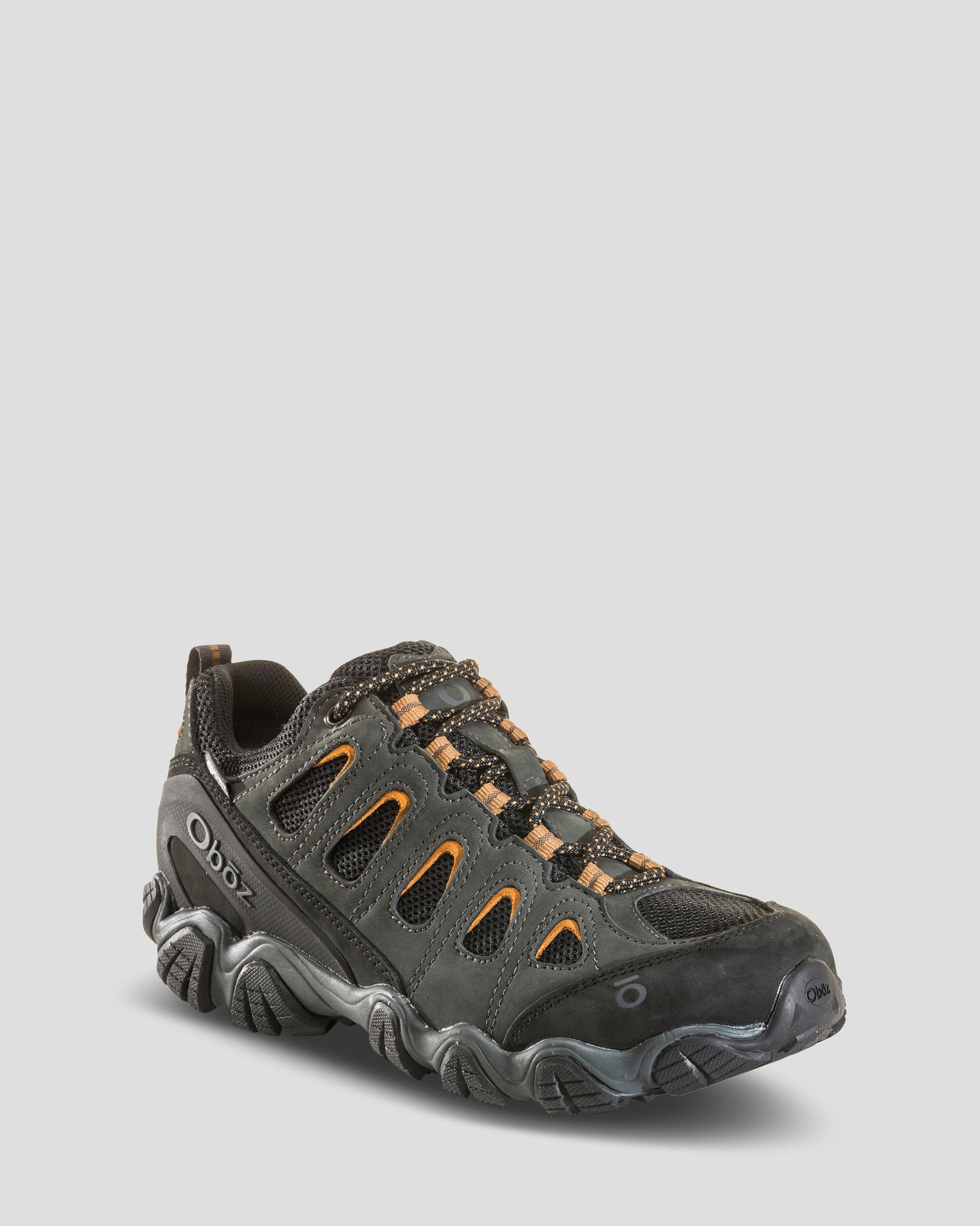 Oboz Sawtooth II Low Waterproof Hiking Shoes for Men - Lightweight & Durable Outdoor Footwear - Perfect for Trail Running, Camping & Mountain Adventures (Shadow Burlap)