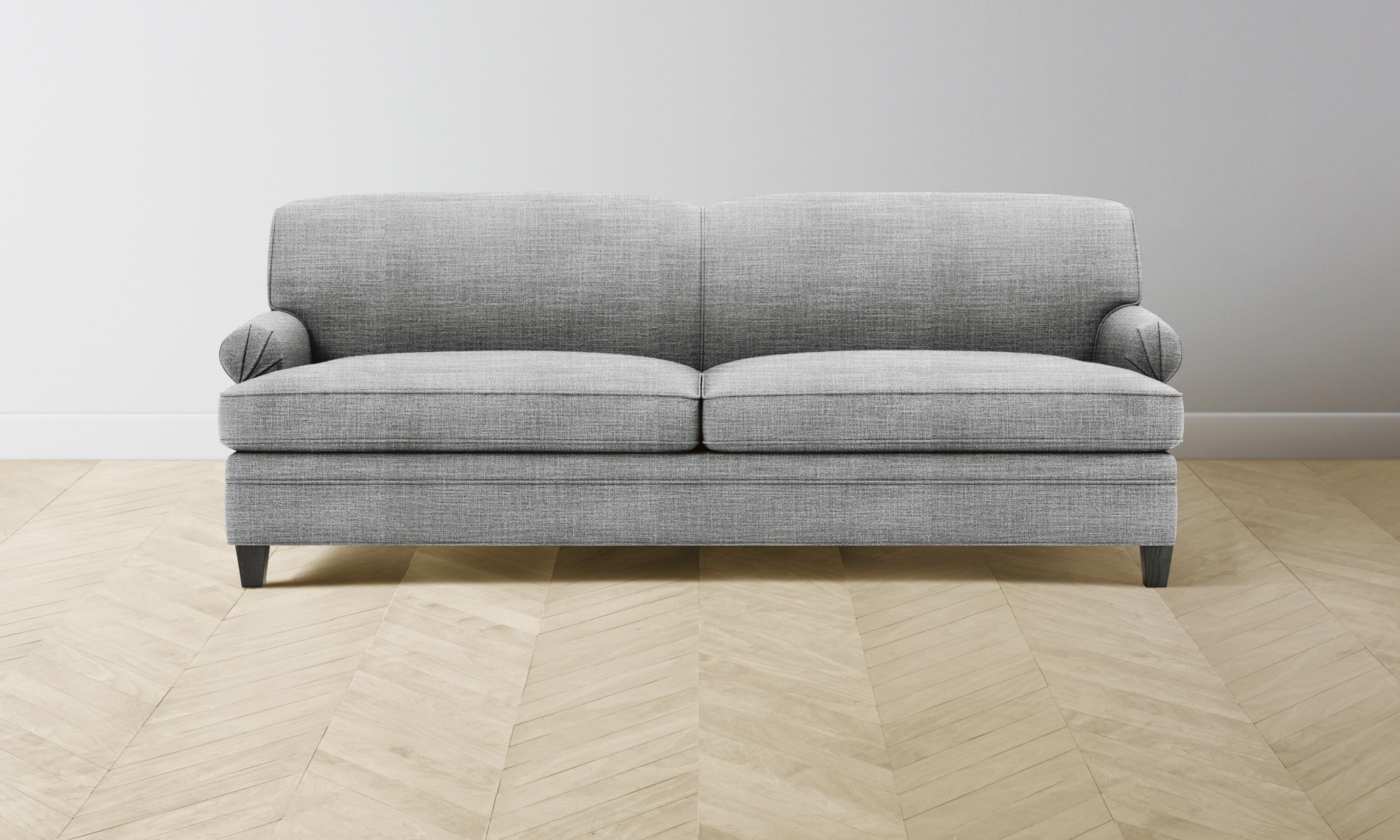 Carmine Sofa - Performance Textured Tweed Upholstery, Alpine Style Modern Living Room Furniture for Cozy Home & Office Spaces