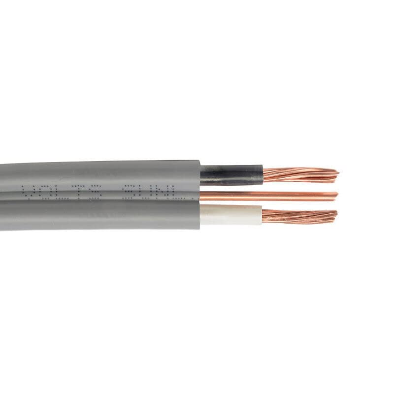 Nassau 6/2 UF-B Underground Feeder Cable - 60FT Direct Burial Wire for Outdoor Electrical Projects - Perfect for Landscape Lighting, Shed Wiring & Underground Power Supply
