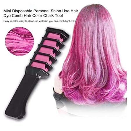 LOBE MIRACLE Hair Chalk Comb - 12 Pack Temporary Hair Color for Girls, Kids & Women | Washable & Non-Damaging | Perfect for Parties, Halloween & Costume Events
