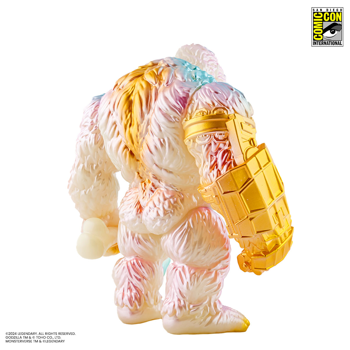 Godzilla vs Kong: The New Empire Kong Soft Vinyl Collectible Figure - Cherry Blossom Glow in The Dark Edition - Perfect for Movie Fans, Anime Collectors & Home Decor Display