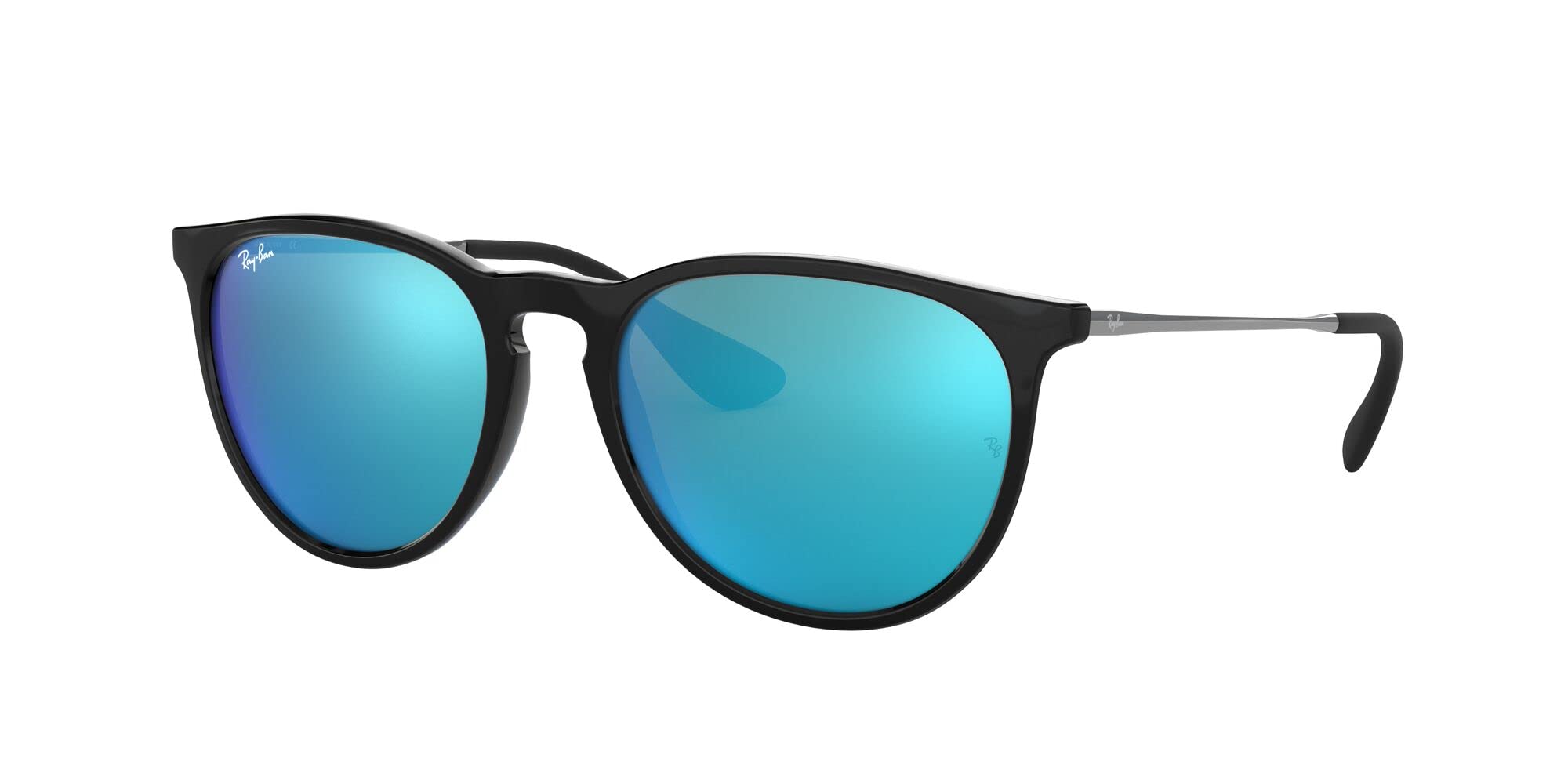 Ray-Ban RB4171 Erika Round Polarized Sunglasses for Women - UV Protection, Classic Retro Style - Perfect for Driving, Beach & Outdoor Activities