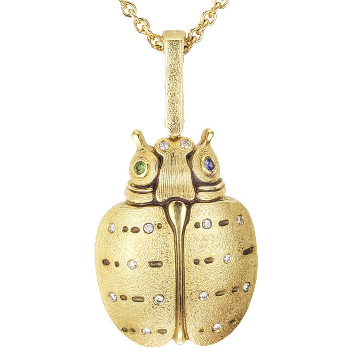 Alex Sepkus Big Bug Pendant Necklace - Sterling Silver 925 Jewelry for Women | Unique Insect-Themed Fashion Accessory | Perfect for Parties, Gifts & Everyday Wear